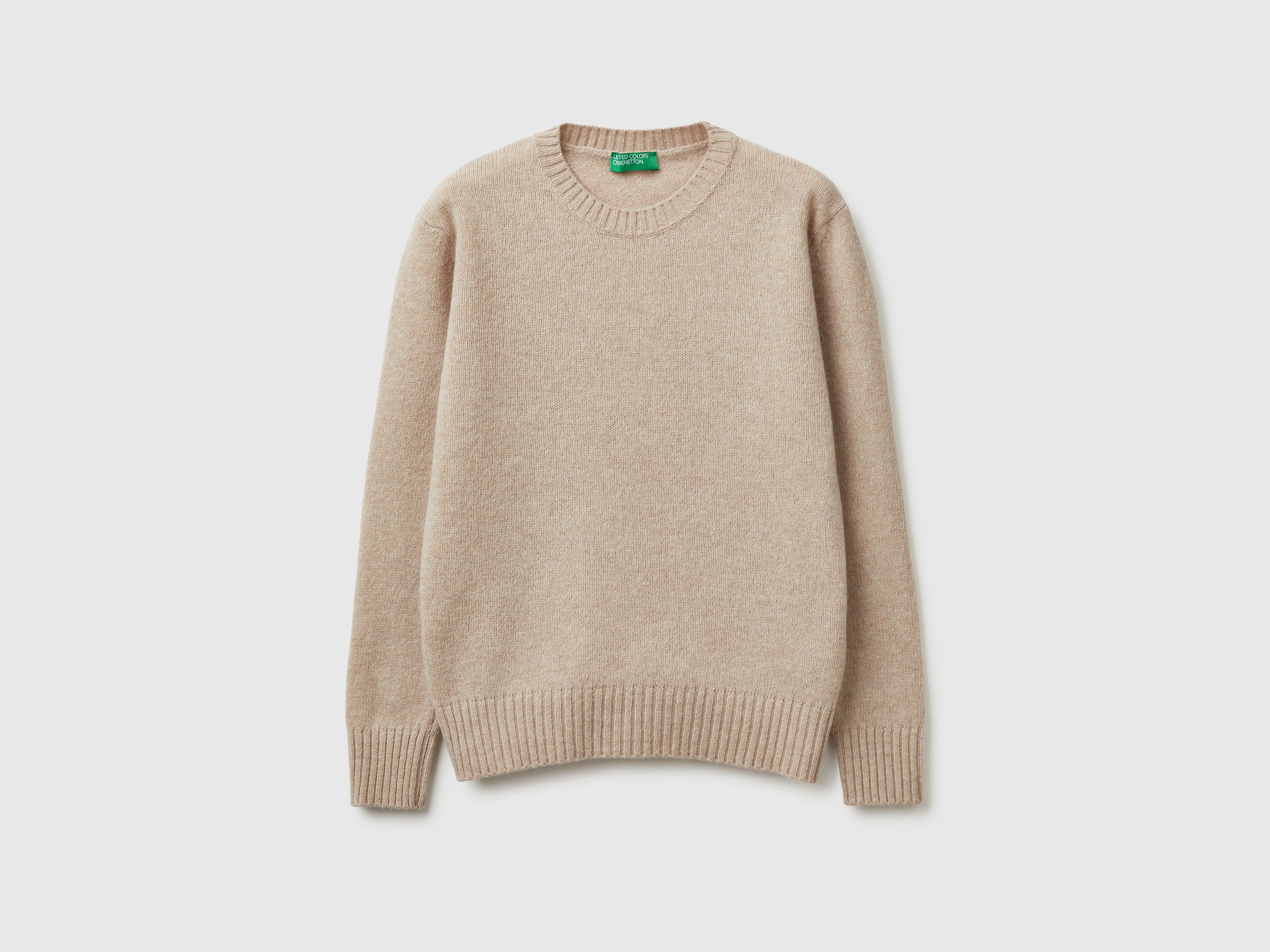 United Colors of Benetton Maglione Girocollo Lana Shetland 100%