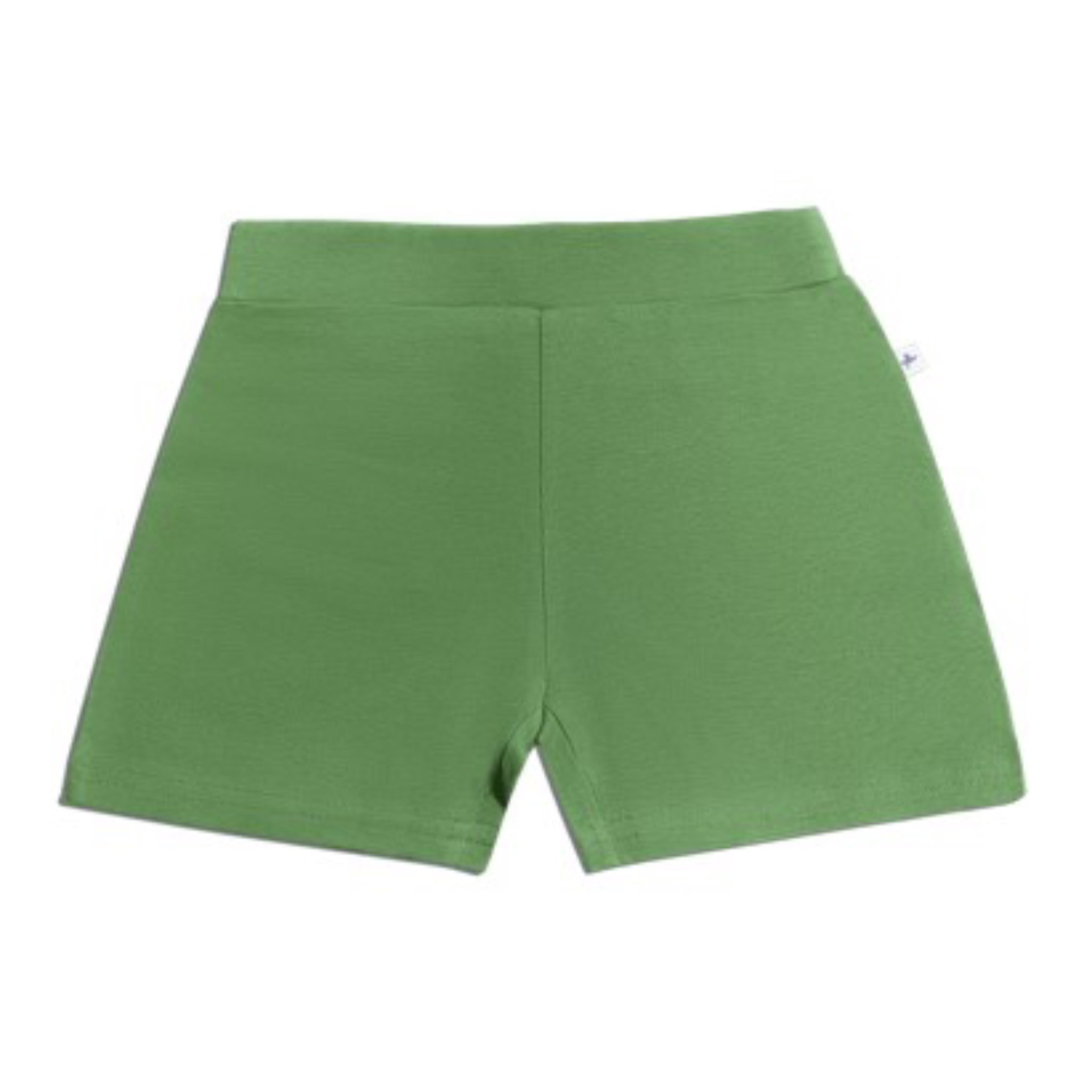 Leela Pantaloncini Verdi cotone organico bimbo jersey