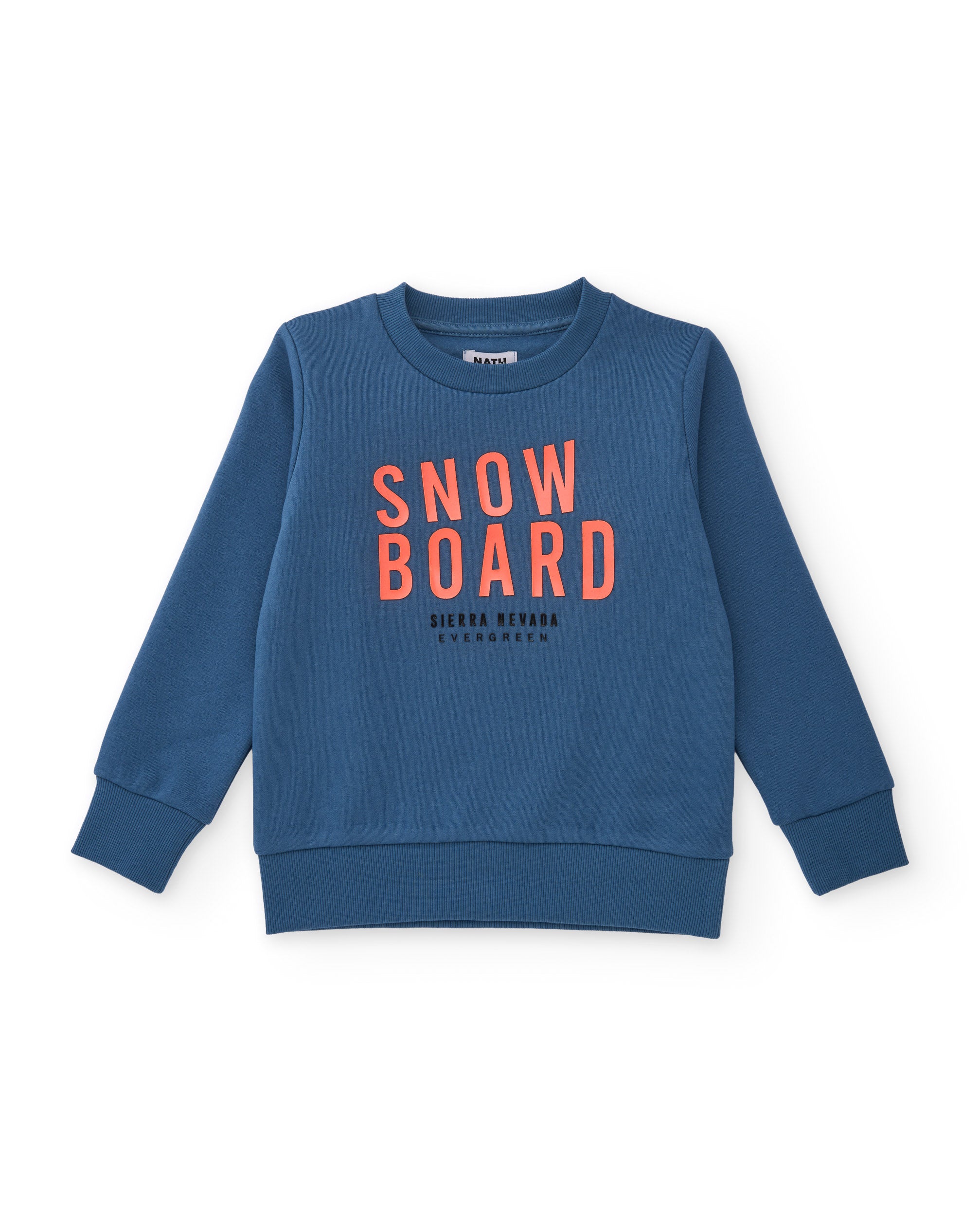 TucTuc Felpe Felpa Bambino Blu Cotone Snowboard 4A-16A