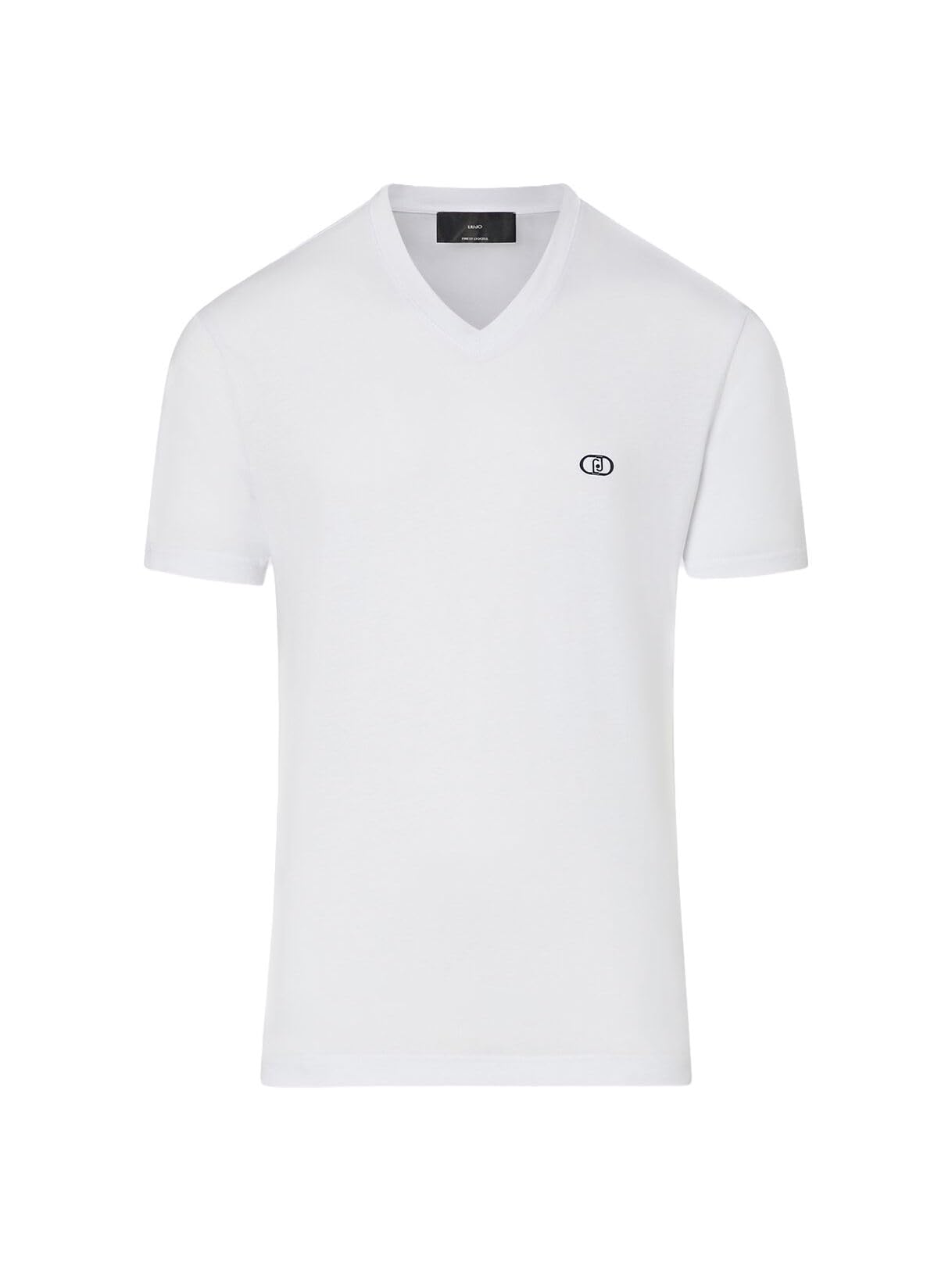 Liu Jo Baby Scollo a V T-Shirt Cotone Comoda