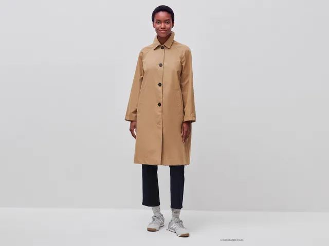 United Colors of Benetton Jackets and Coats trench lungo reversibile quadri