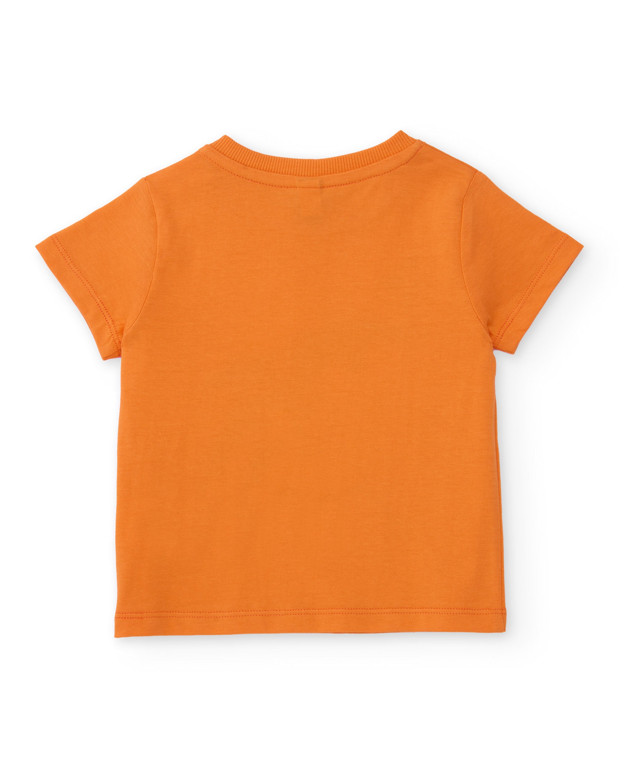 TucTuc Magliette T-shirt bimbo arancione stampa dinosauro