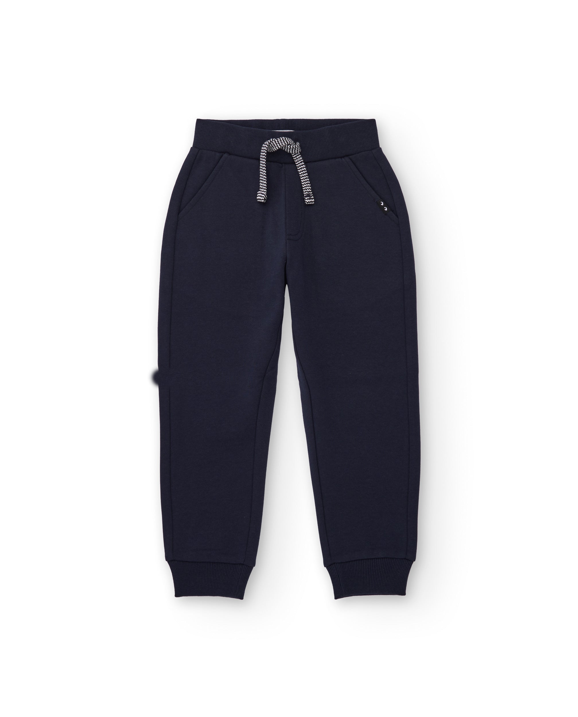 TucTuc Pantaloni jogger bambino blu marino cotone