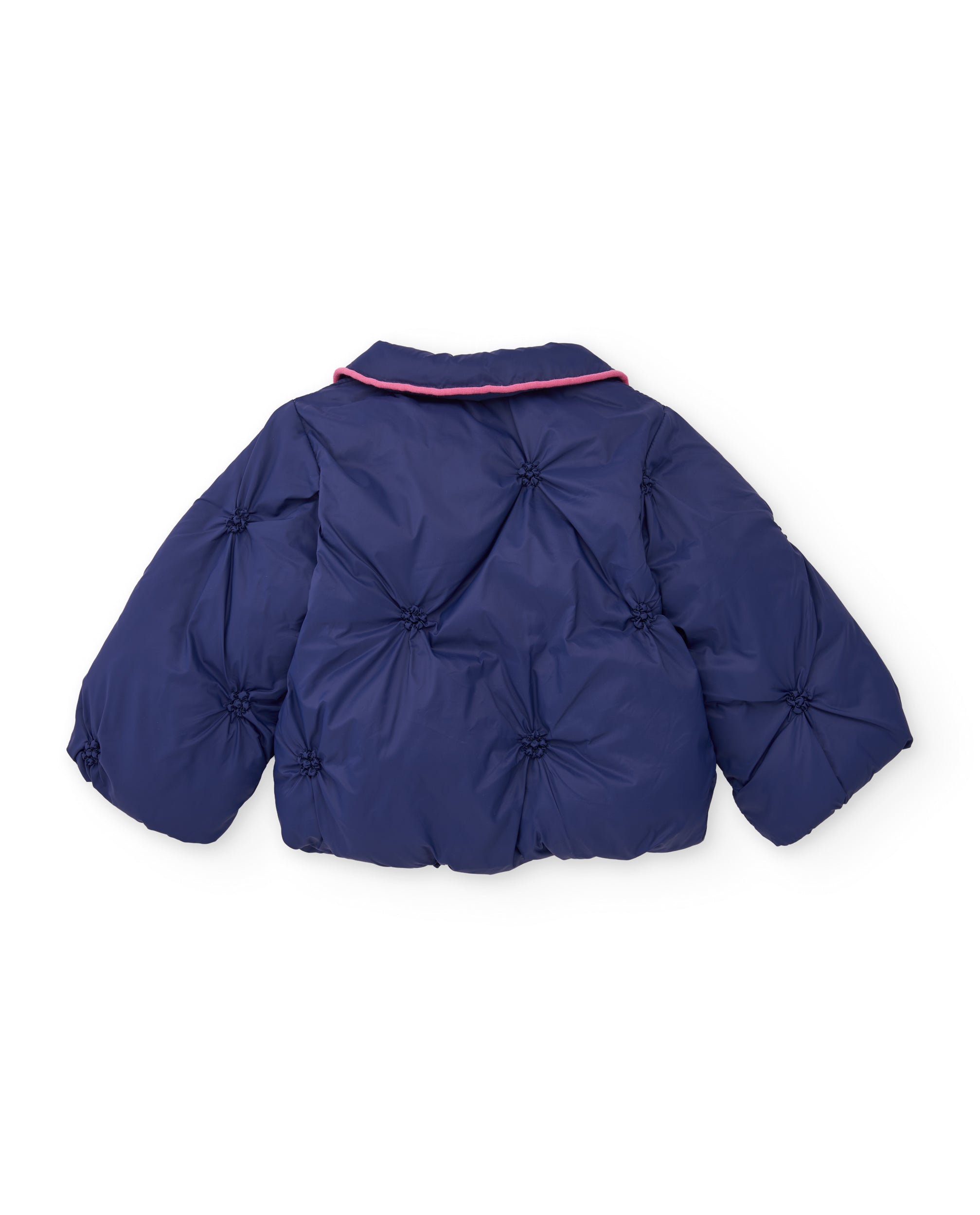 TucTuc Cappotti Cappotto neonata blu trapuntato 6-9M