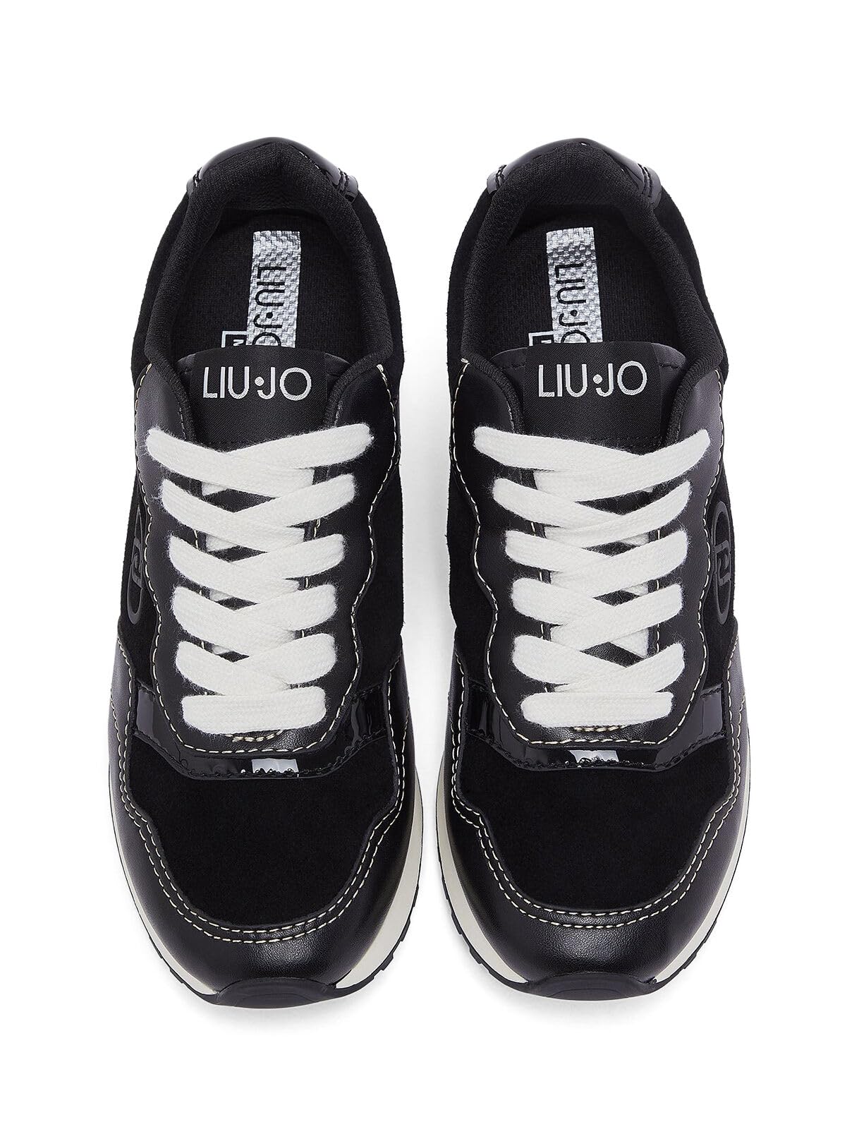 Liu Jo Sneakers Pelle Suede Taglia 35 EU Suola 3 cm