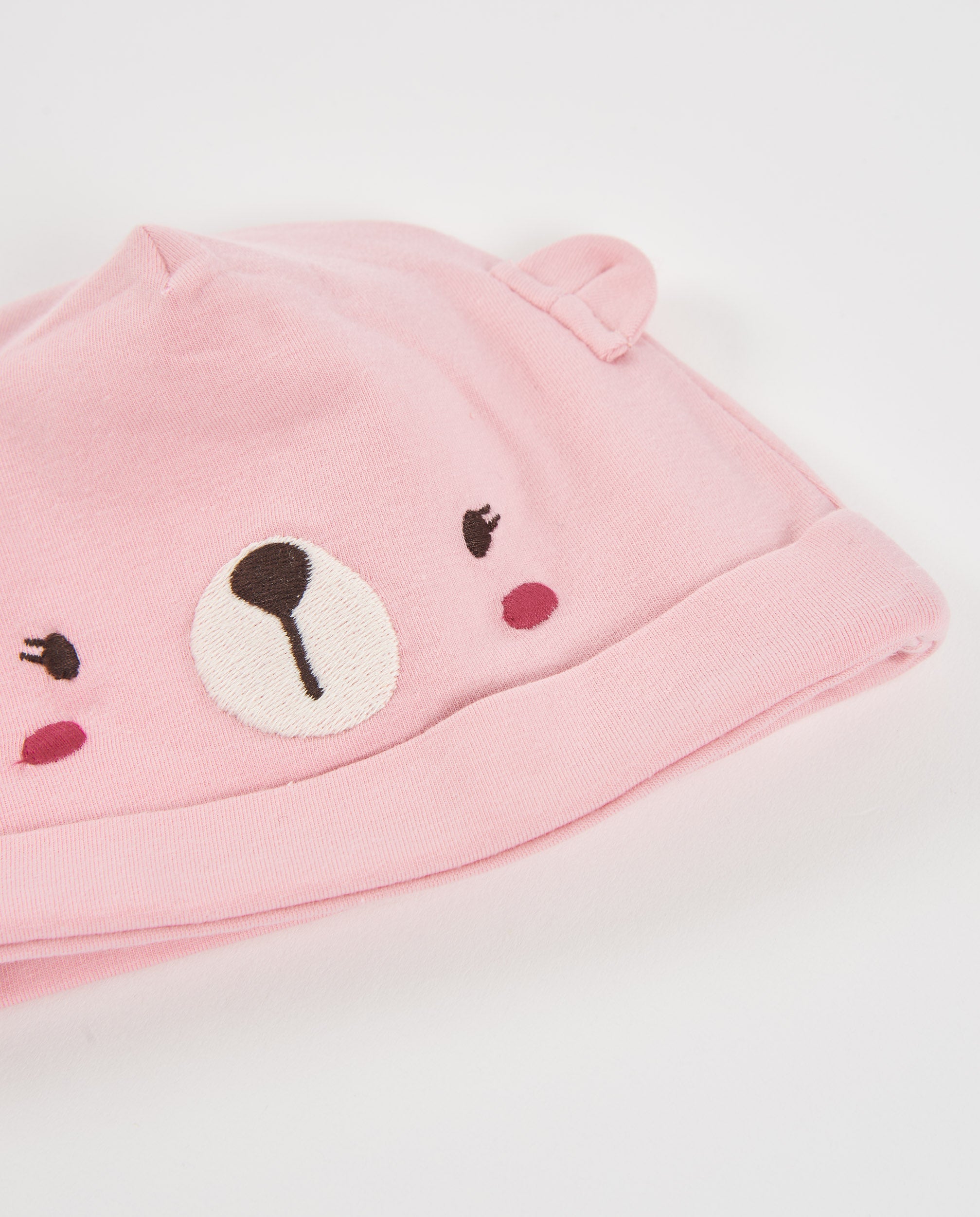 TucTuc Accessori cappellino neonato rosa cotone