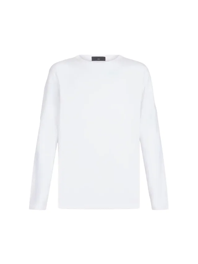Liu Jo T-Shirt Maniche Lunghe Bianca Taglia L Cotone