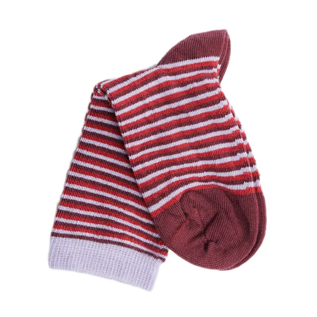Leela Calzini Lilla-Bordeaux calzini 24-26 cotone bio