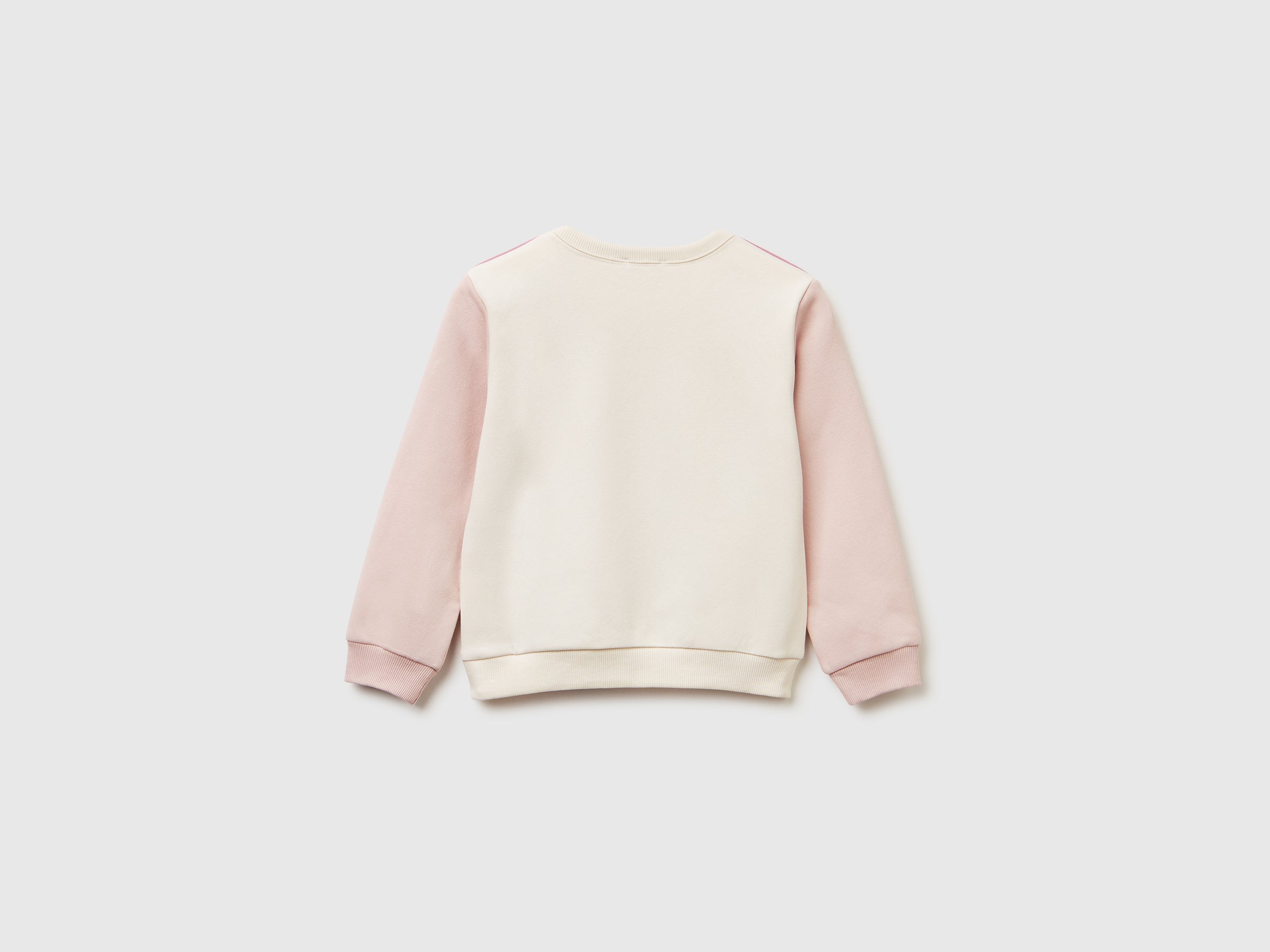 United Colors of Benetton Felpa Bimba Pullover Glitter Cotone