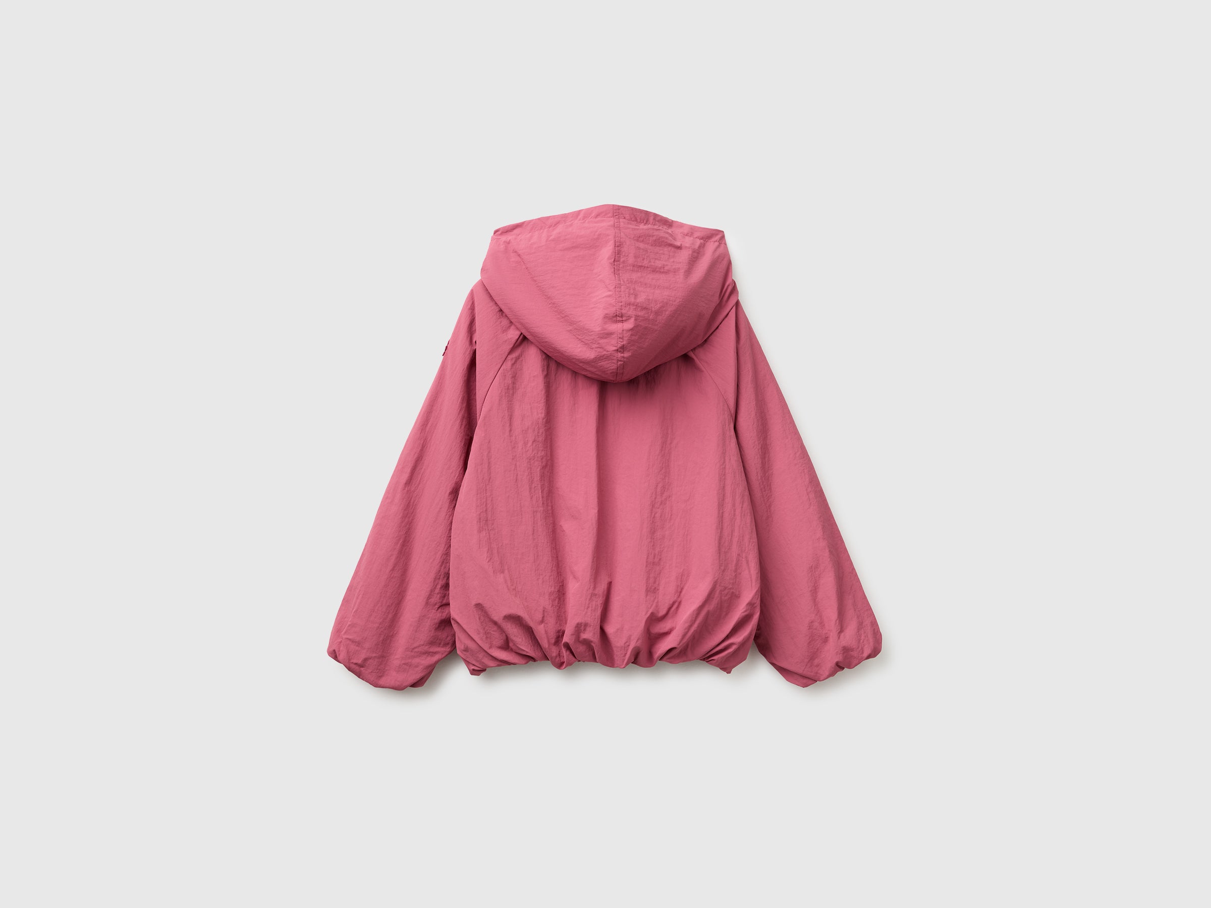United Colors of Benetton Giacca Nylon Rain Defender Cappuccio Oversize