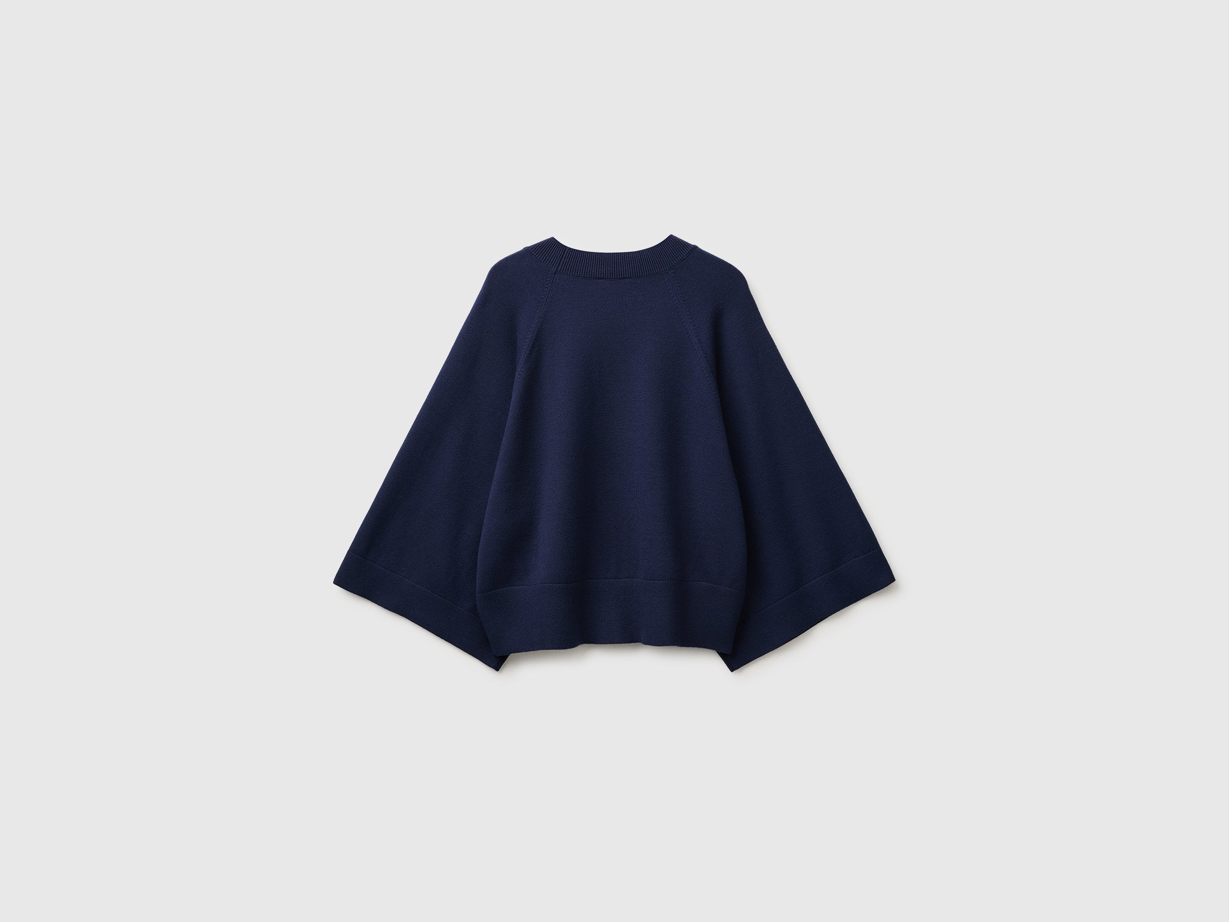 United Colors of Benetton Boxy fit shirt camicia viscosa maniche 3/4