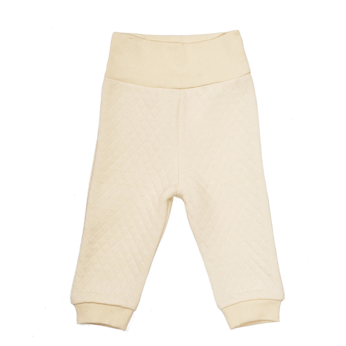 Pamboo set neonato 3 pezzi cotone bio panna body pantaloni