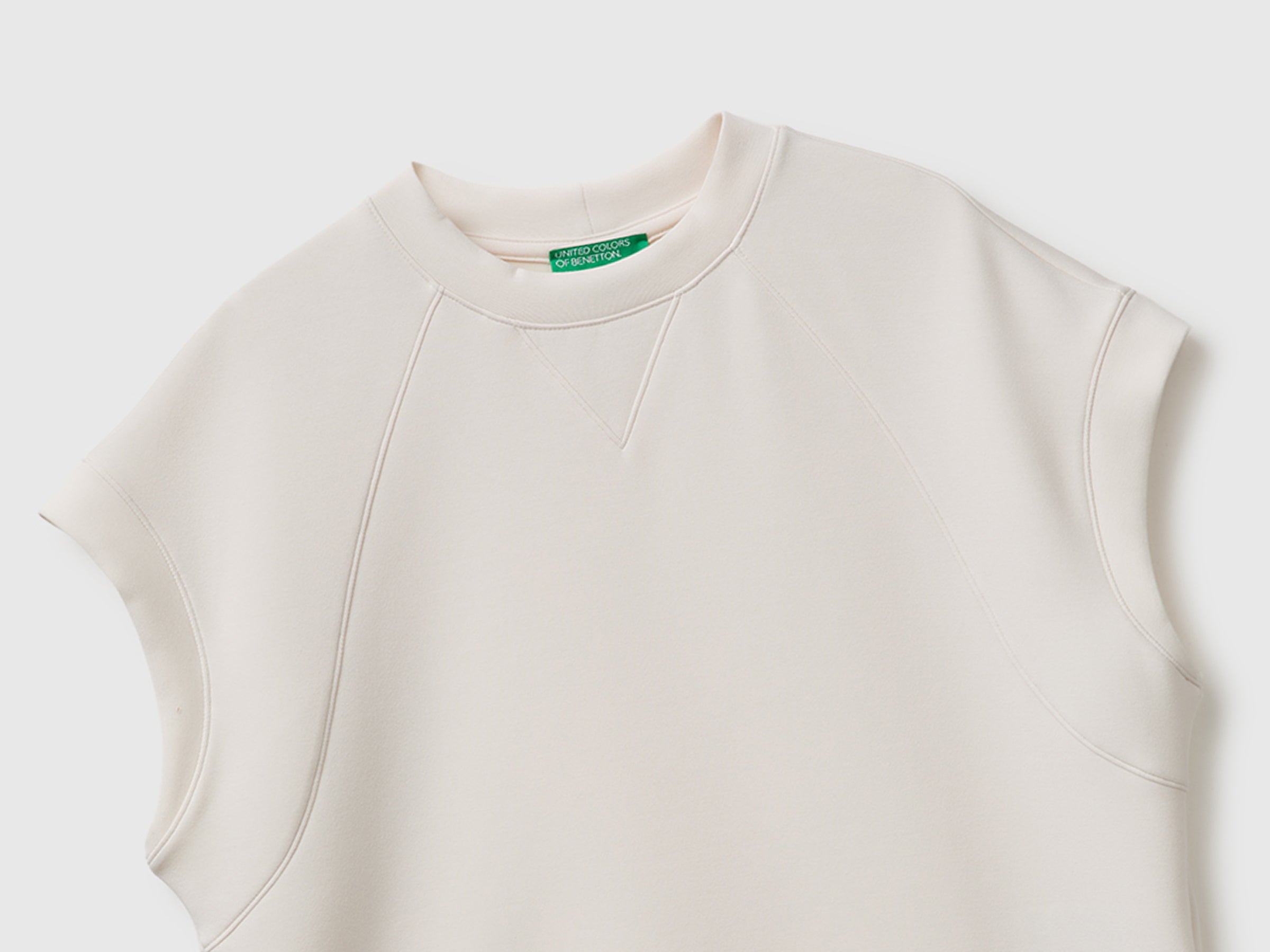 Benetton Flowing Top Maglia modal spacchi taglia M