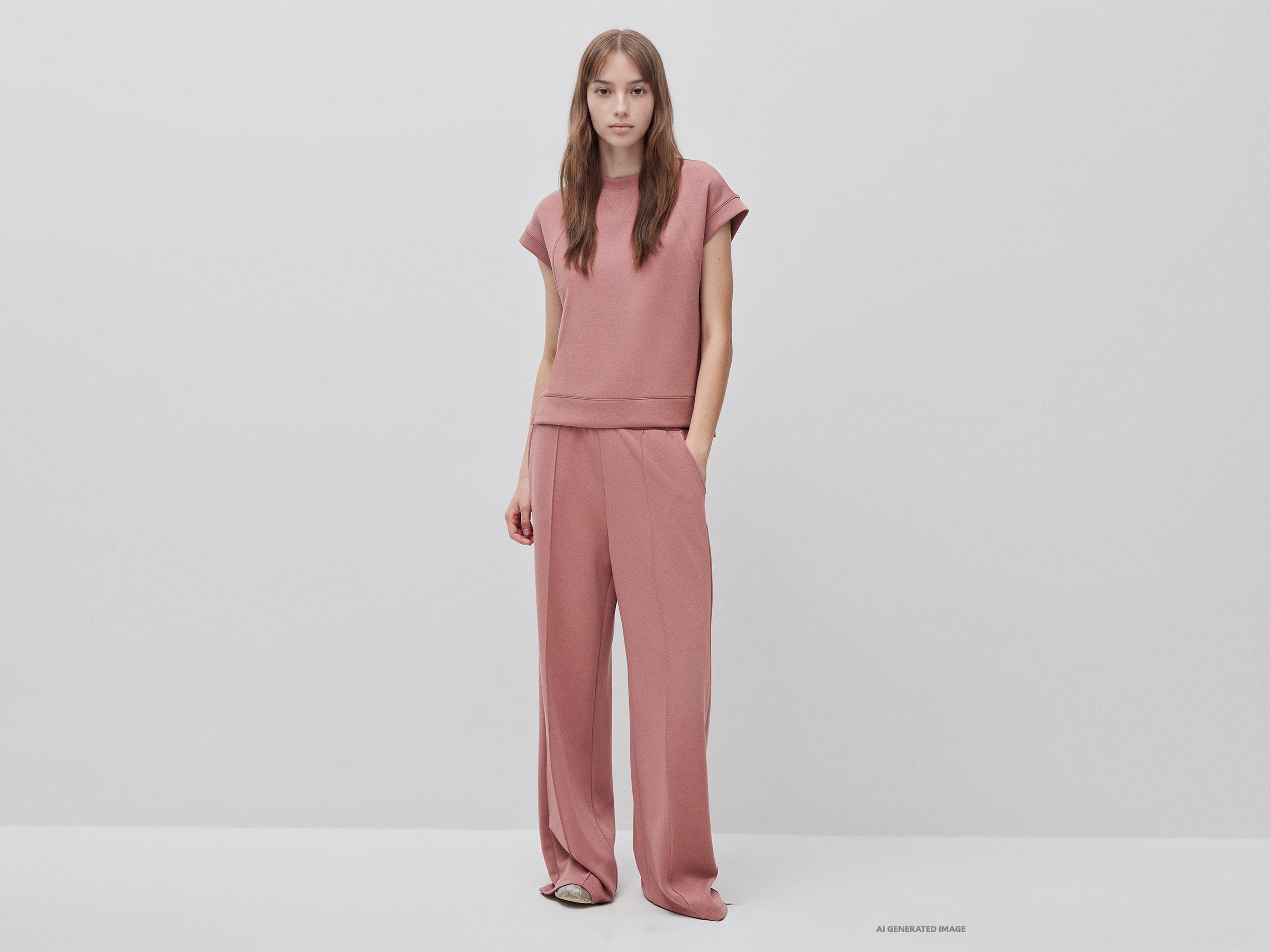United Colors of Benetton Flowing Top maglietta modale S scollo rotondo