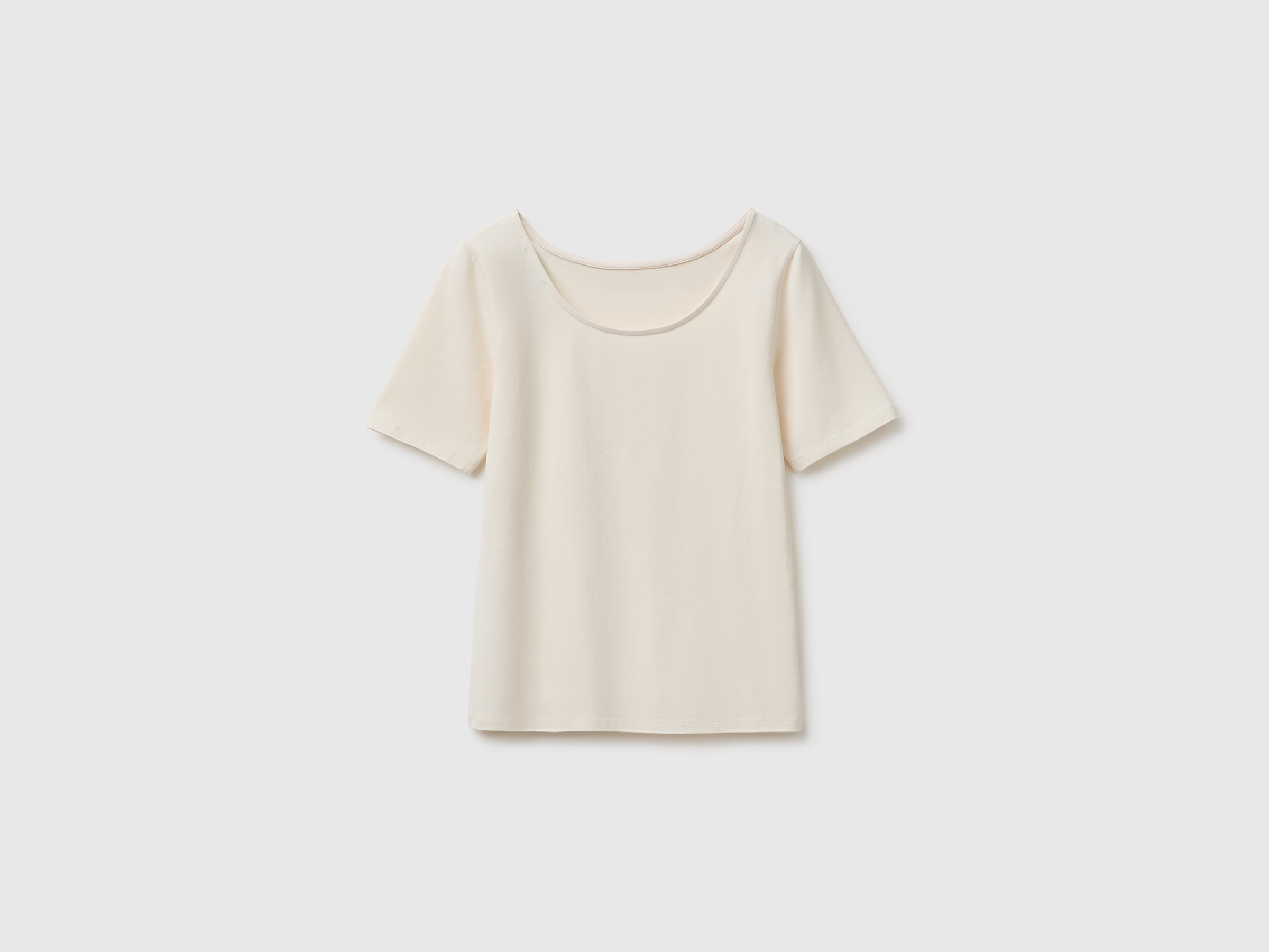 United Colors of Benetton T-Shirts T-shirt Reversibile Cotone Slim