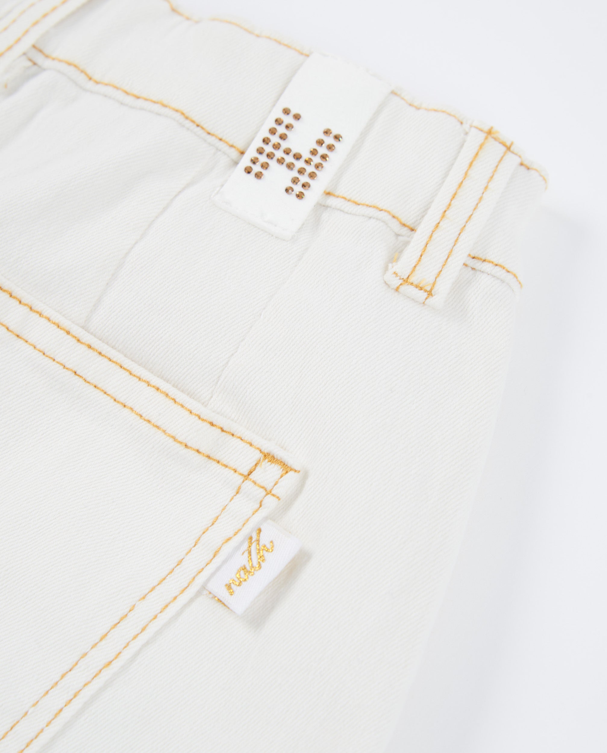 TucTuc Bermuda shorts bambina denim bianco
