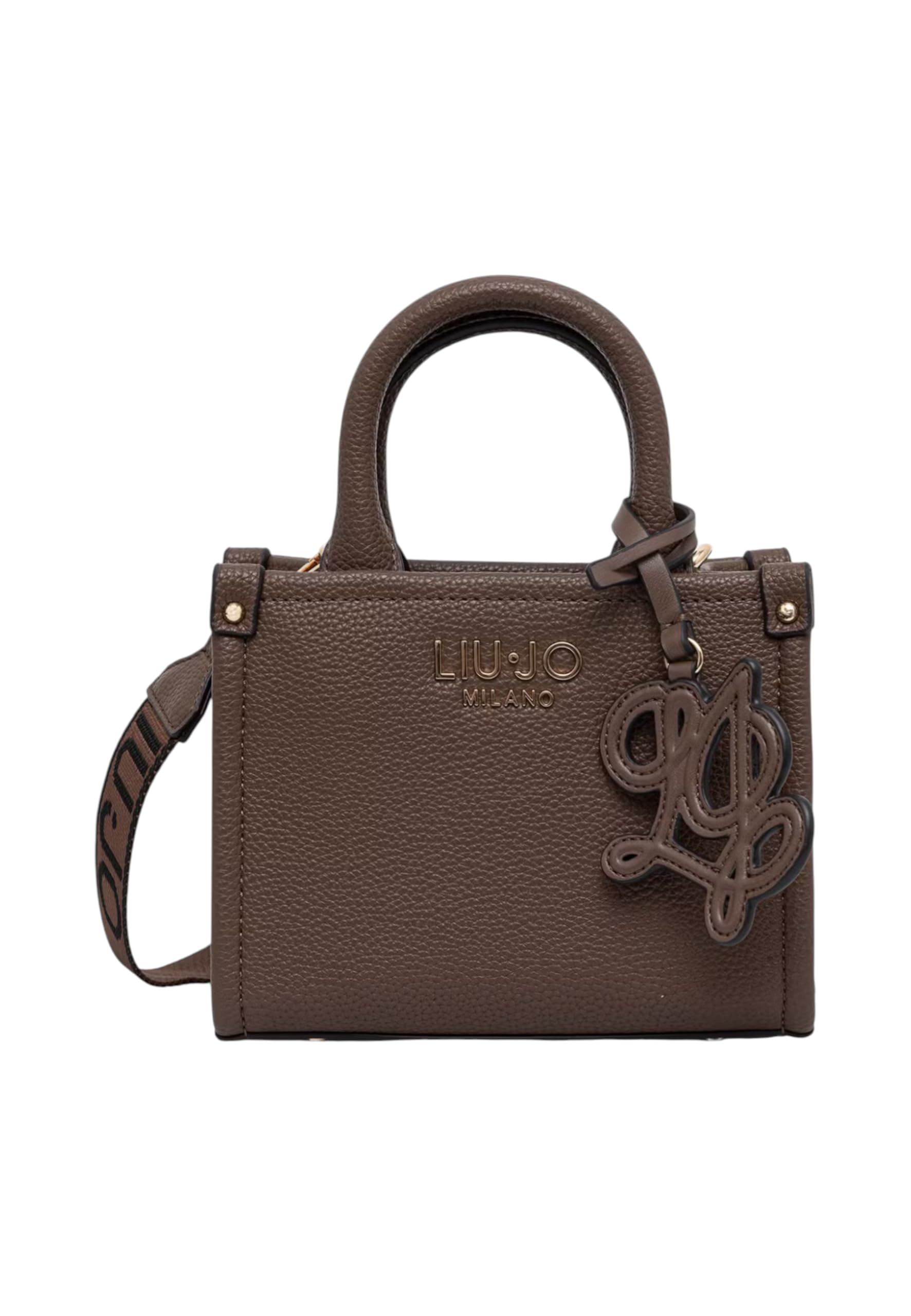 Liu Jo Borse Borsa Mini Jacquard Beige 18x10x15