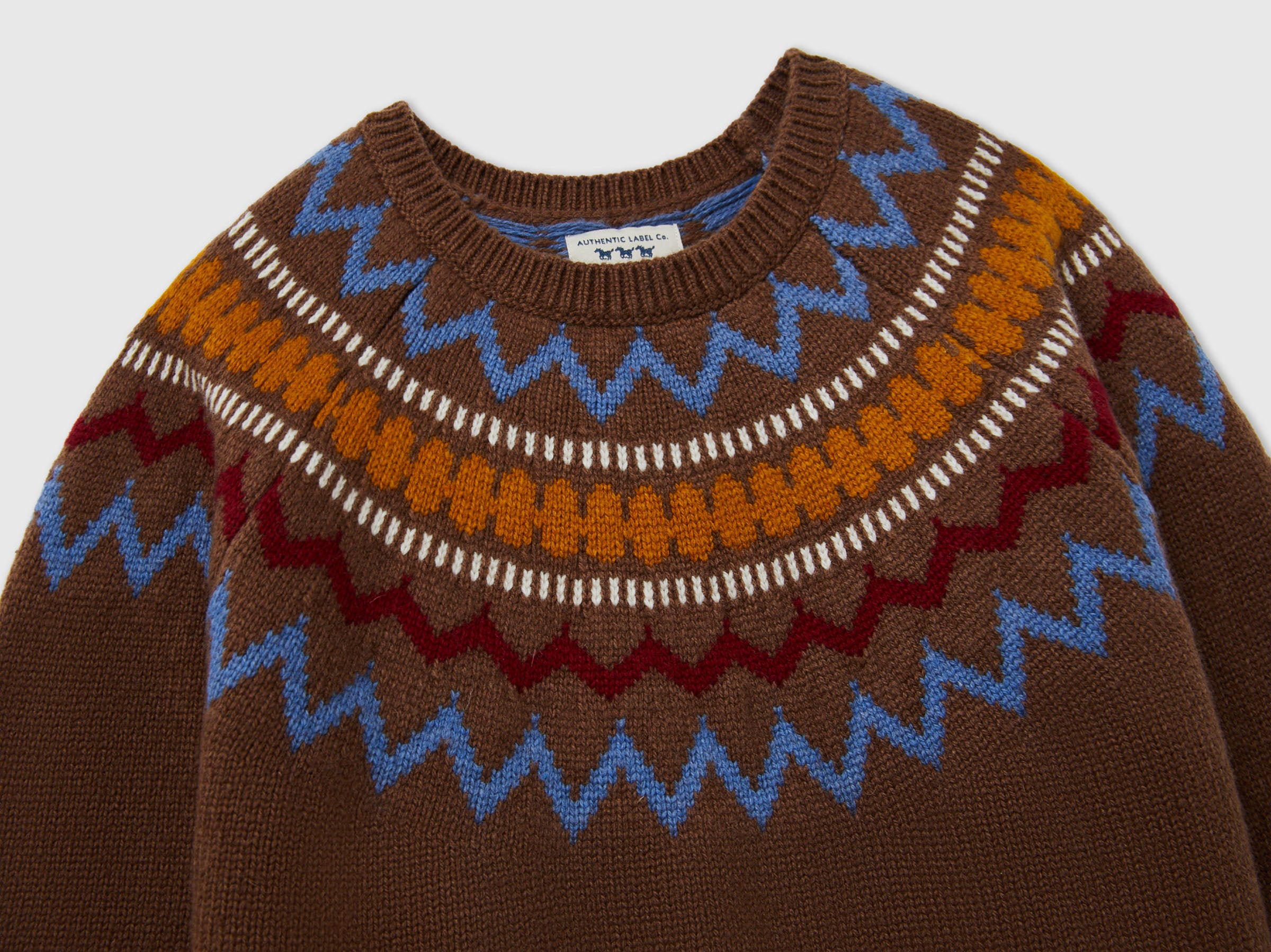 United Colors of Benetton Maglione jacquard lana nordico M