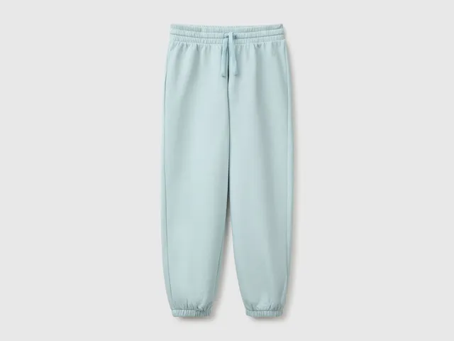 United Colors of Benetton pantaloni joggers felpa cotone taglia L