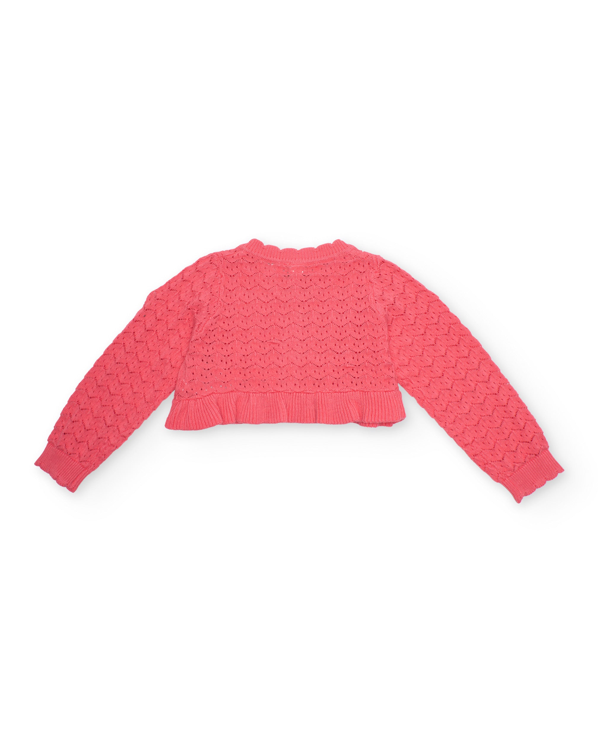 TucTuc Maglioni cardigan bambina rosa traforato
