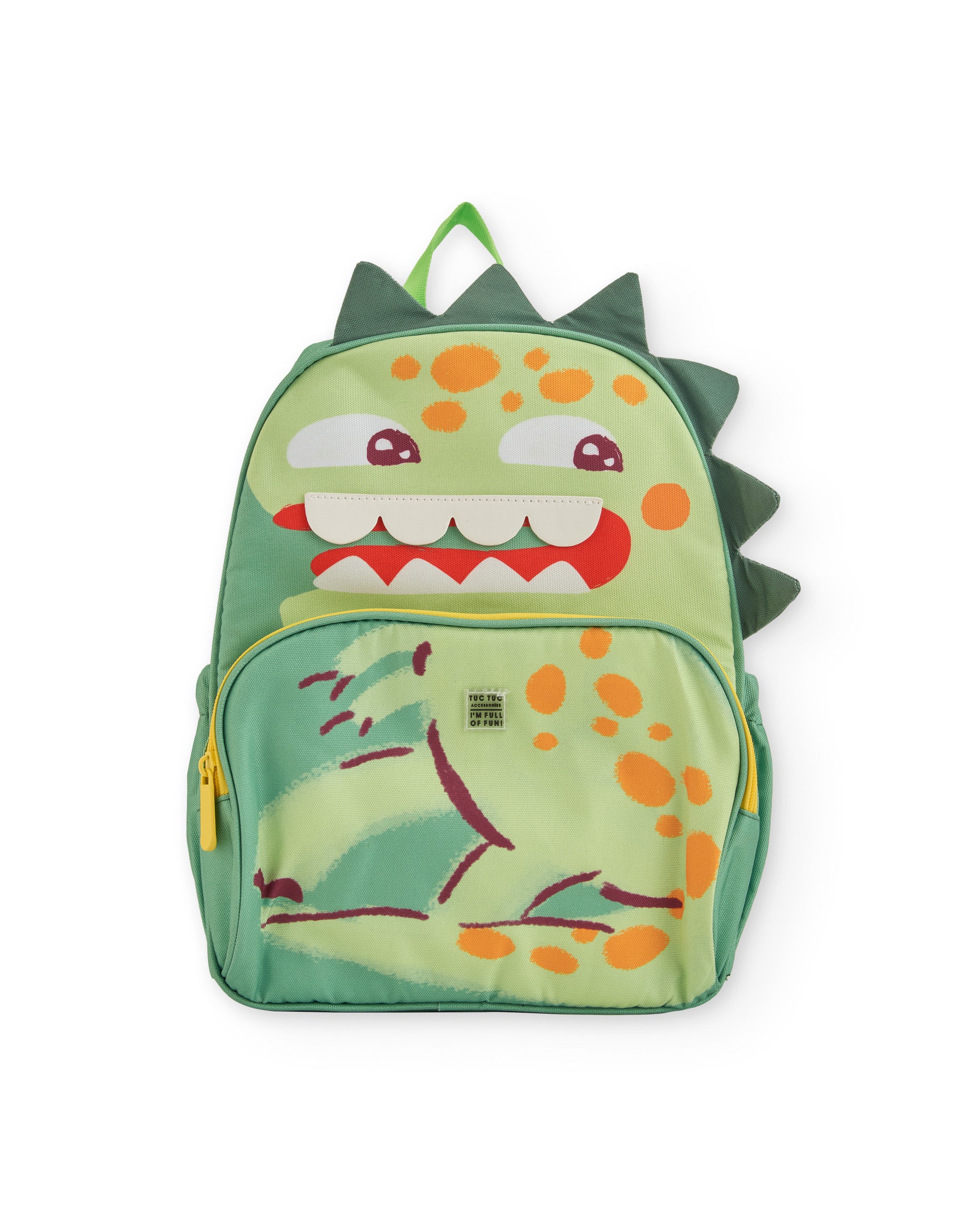 TucTuc Accessori Zaino bambino verde dinosauro