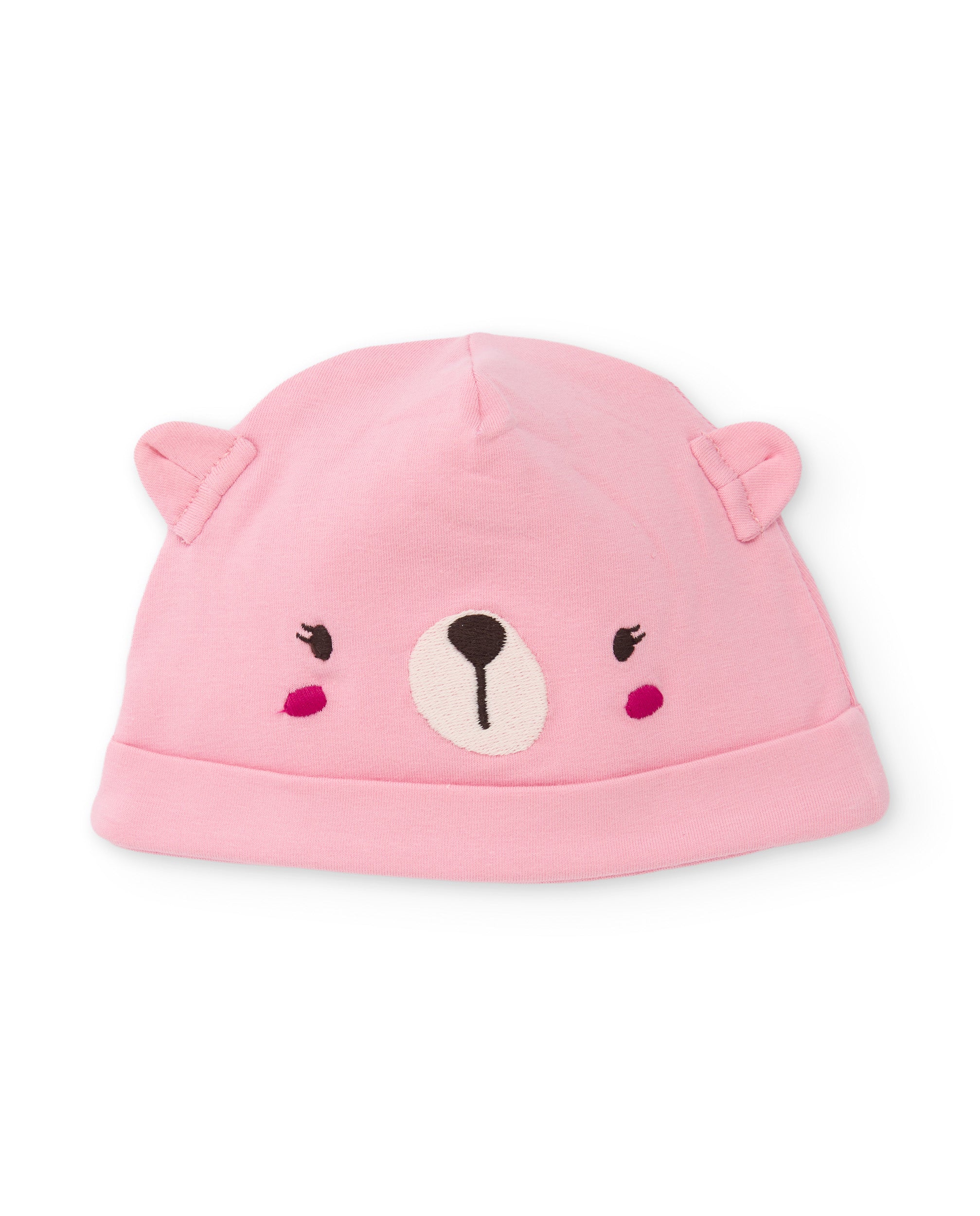 TucTuc Accessori cappellino neonato rosa cotone