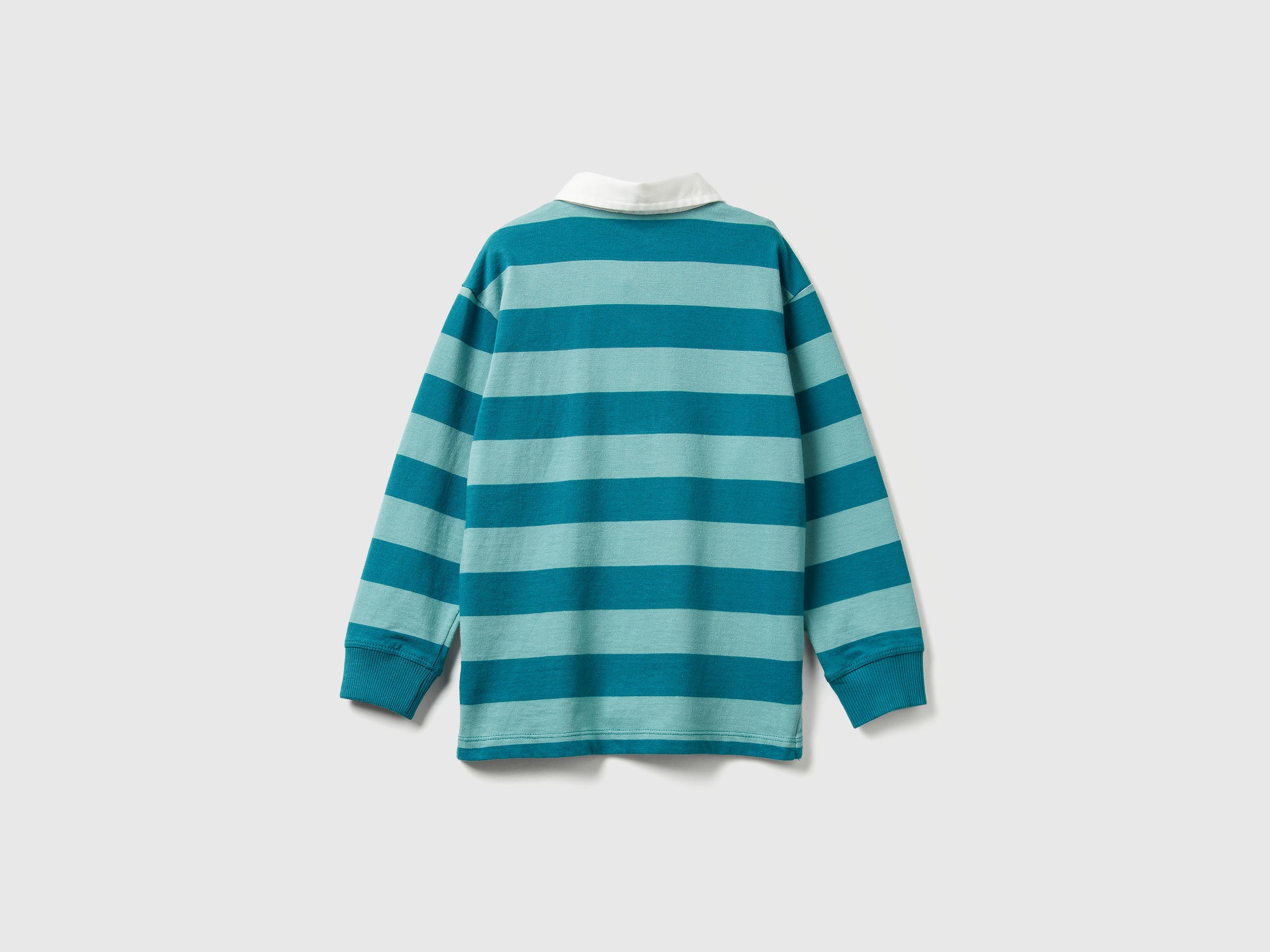 United Colors of Benetton Polo Rugby Righe Cotone Bio Bimbo