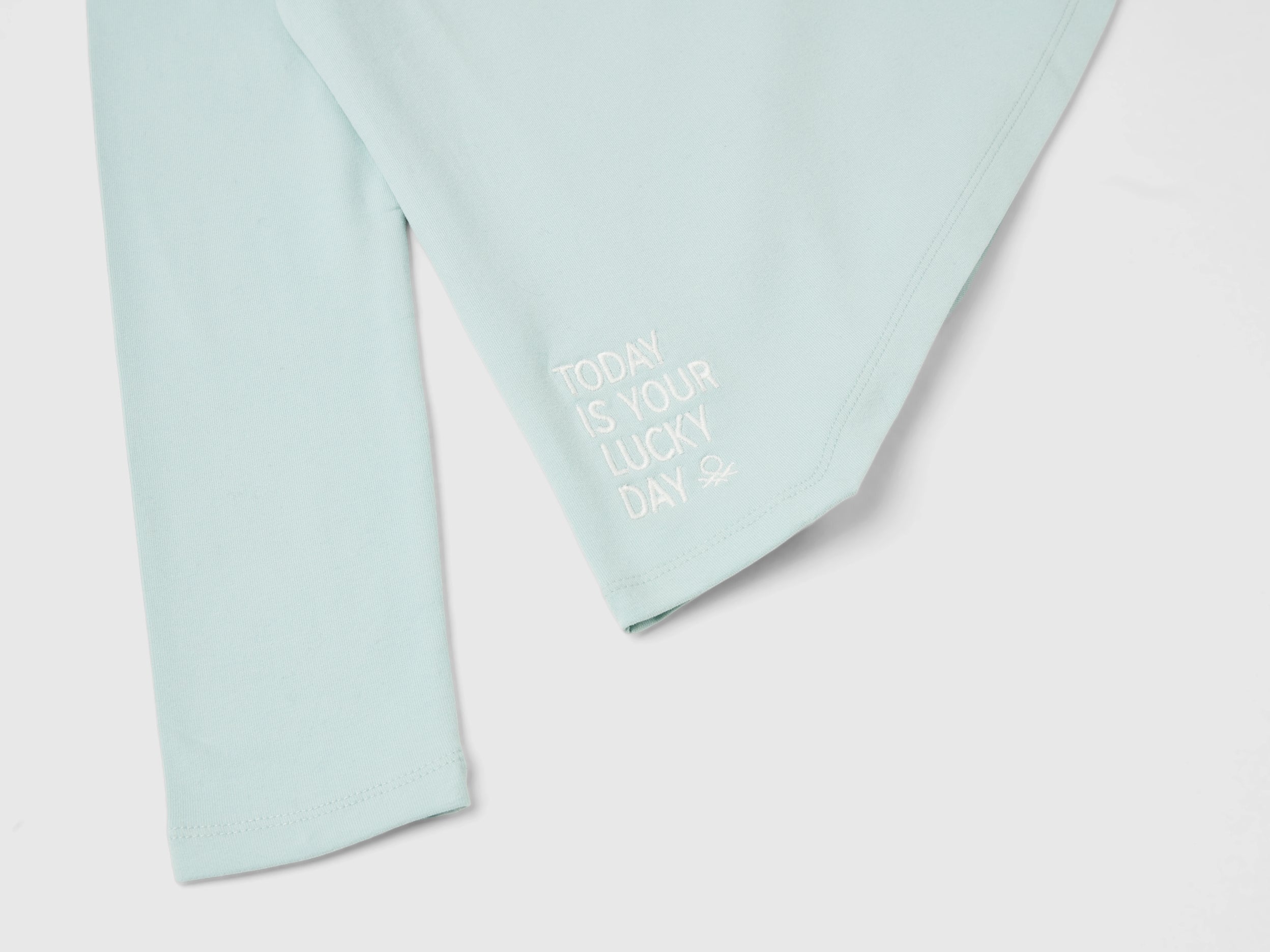 United Colors of Benetton T-shirt manica lunga cotone elasticizzato