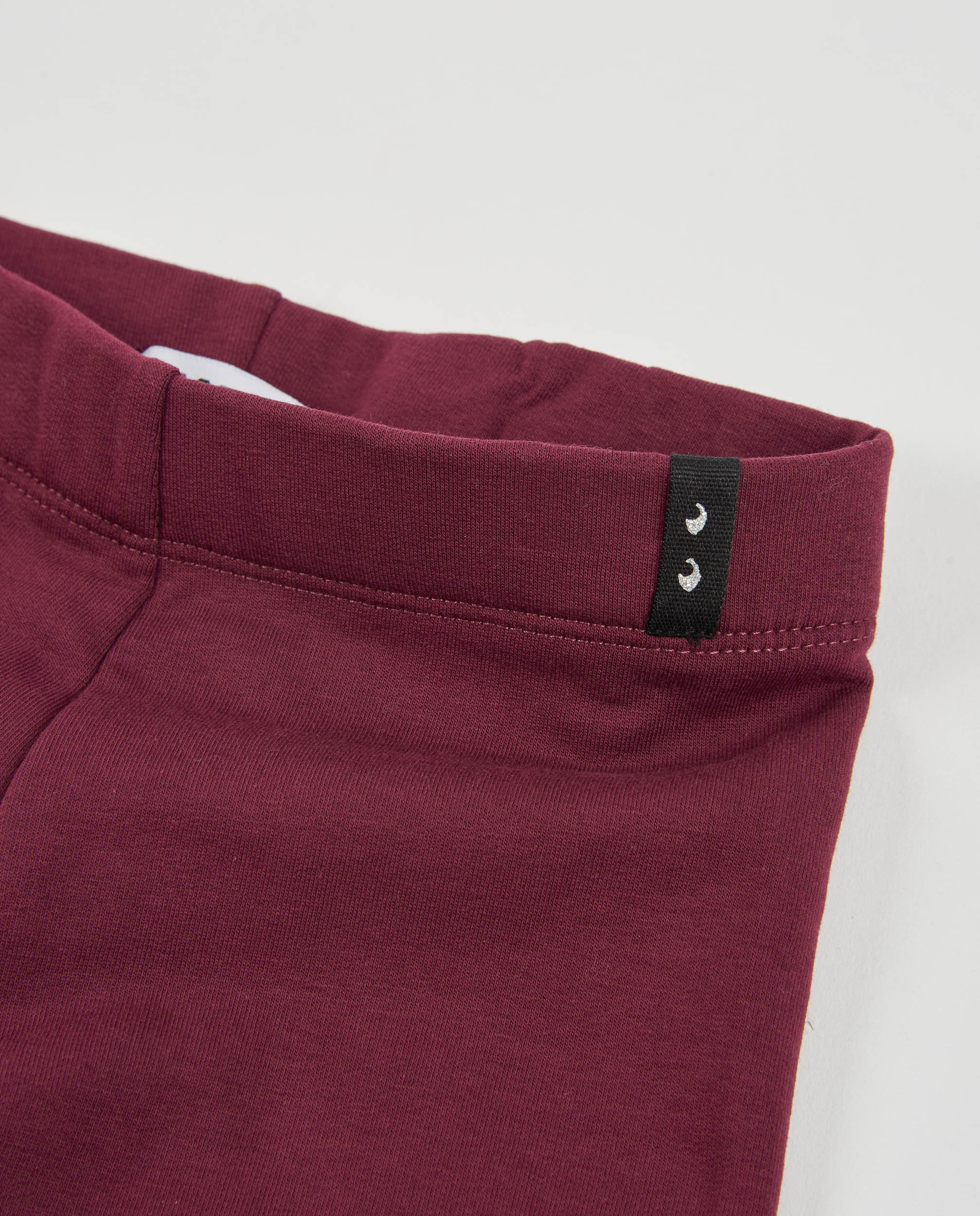 TucTuc Leggings Lunghi Bambina Felpa Bordeaux 4A-16A Caldi