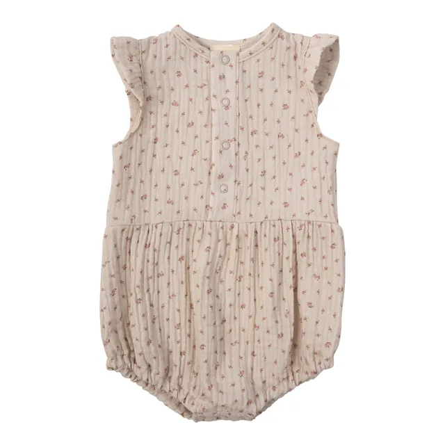 Woolly Organic Muslin Romper GOTS SS26 pagliaccetto ali