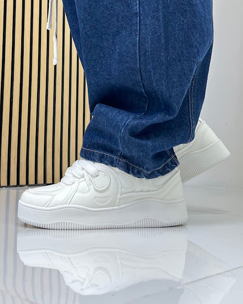Sottosopra vvr928 sneakers uomo bianche numero 42