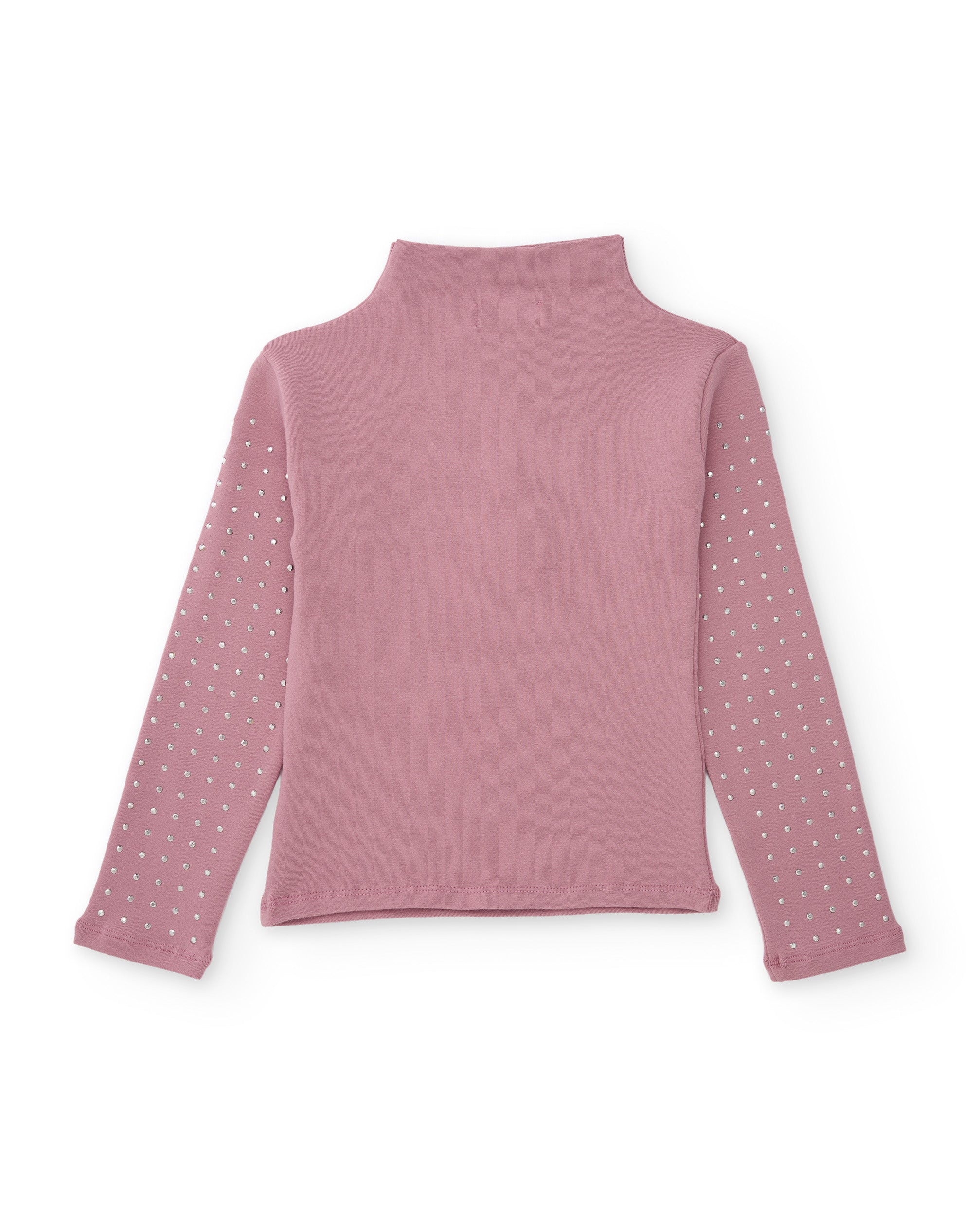 TucTuc Magliette maglia bambina rosa collo alto