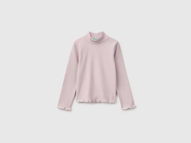 United Colors of Benetton Lupetto Maglietta Cotone Collo Alto 104