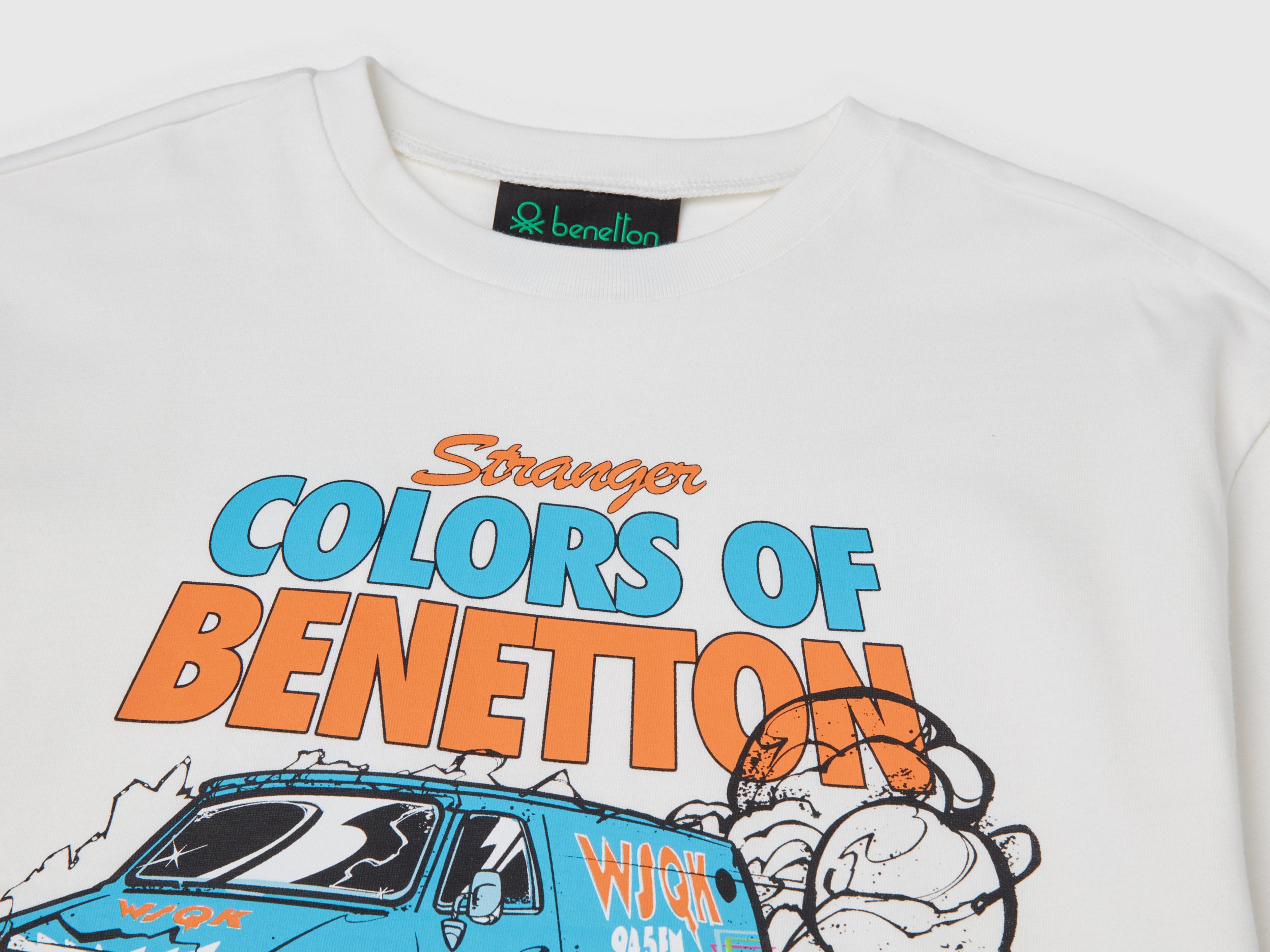 United Colors of Benetton t-shirt cotone stampa Stranger Things