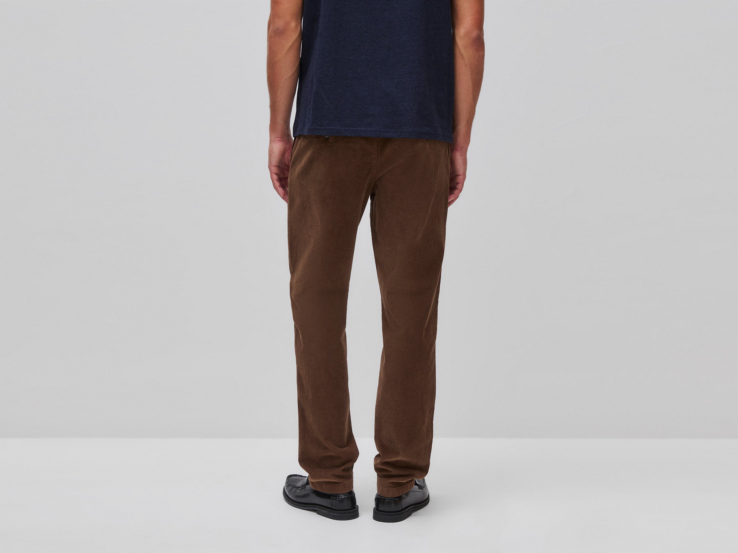 Benetton Trousers pantaloni velluto slim fit elasticizzati taglia 50