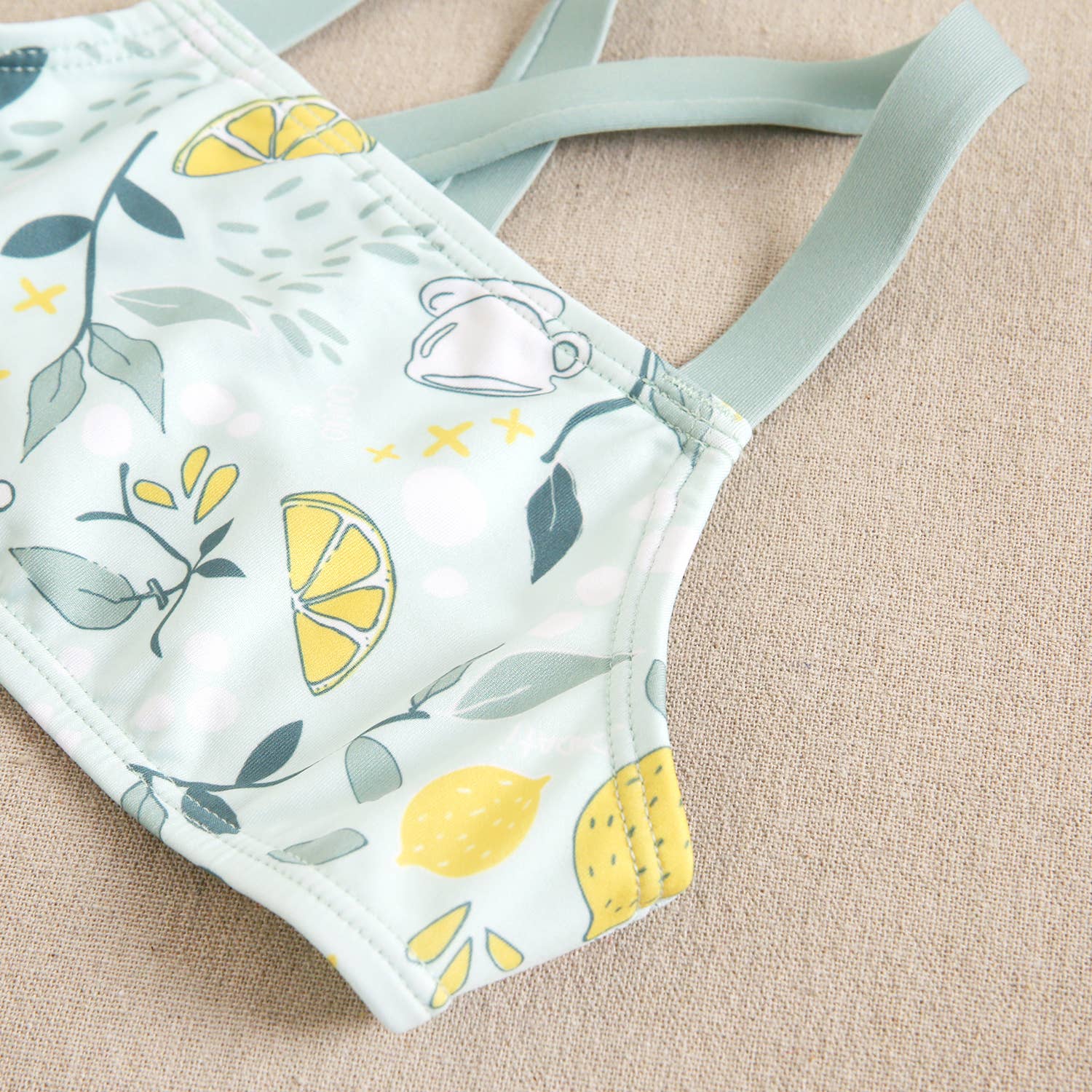 Dadati Bikini Limone costume mare bambina 6 anni stampa limoni