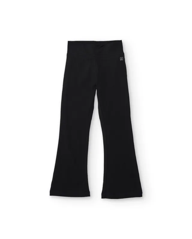 TucTuc Pantaloni pantaloni bambina neri svasati