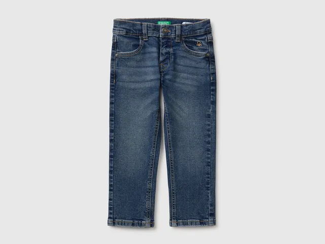 United Colors of Benetton Jeans slim jeans denim elasticizzato bimbo