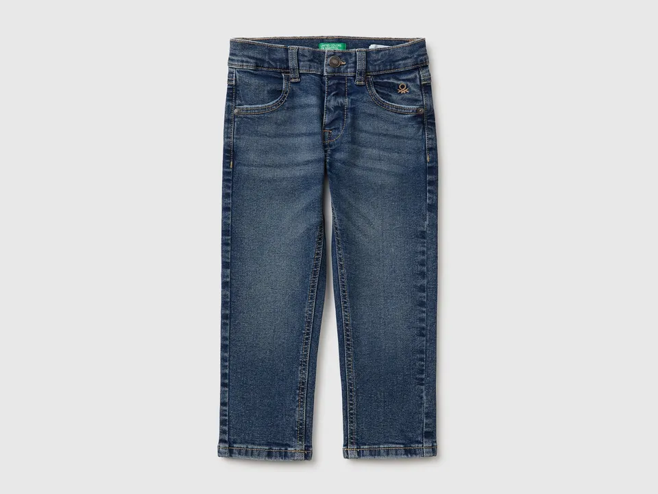 United Colors of Benetton Jeans slim jeans denim elasticizzato bimbo