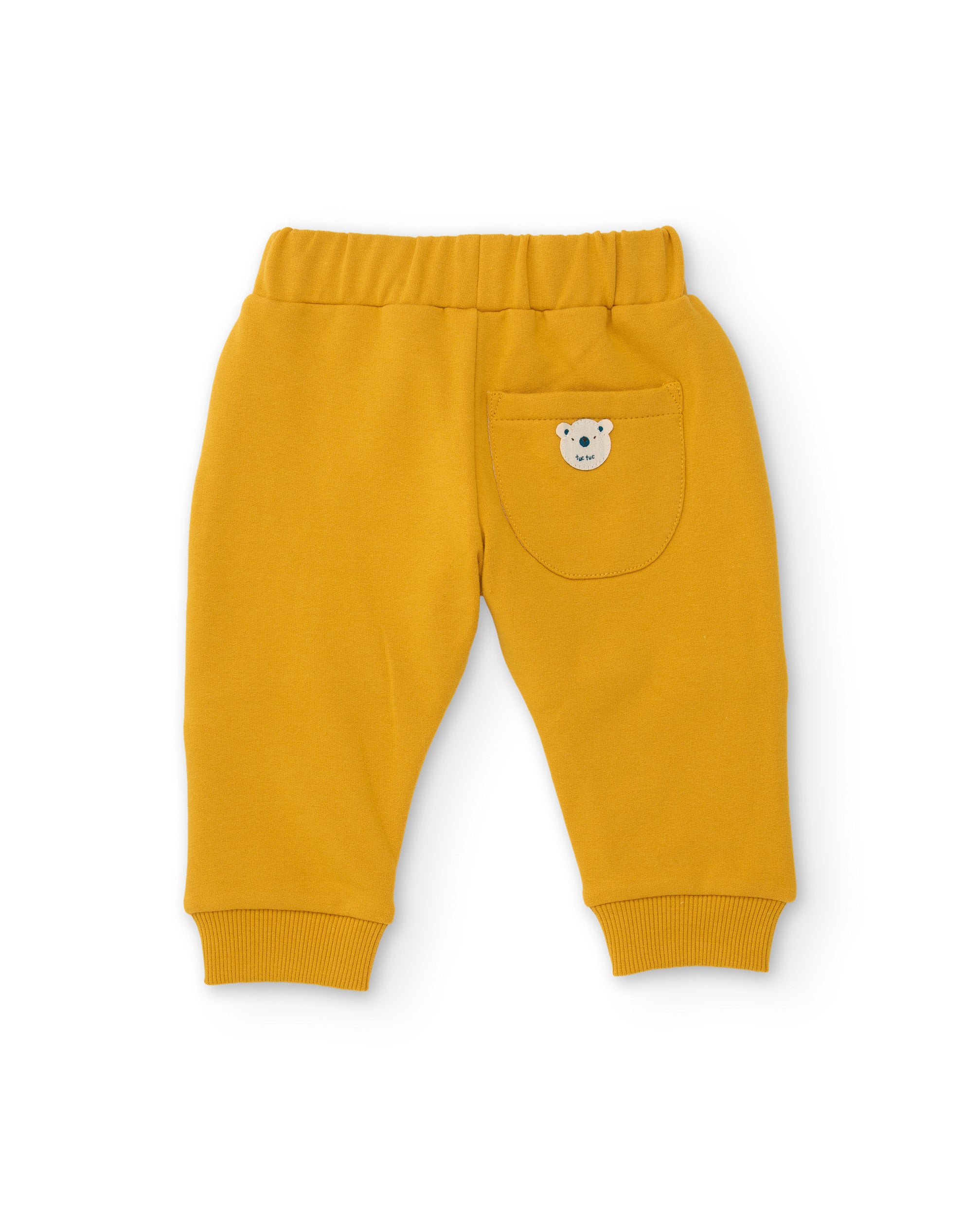 TucTuc Completi felpa senape orso neonato