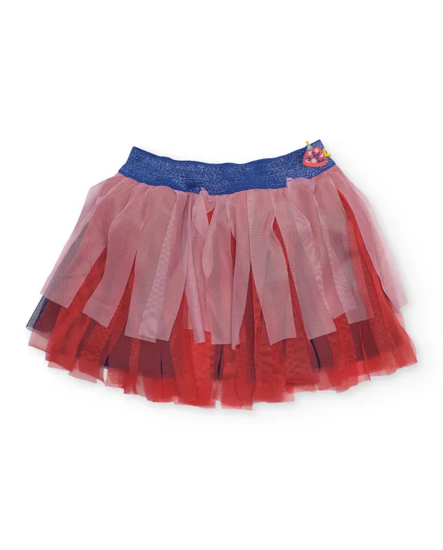 TucTuc Gonne Bimba Tulle Rosso 6 Mesi-10 Anni Voluminosa