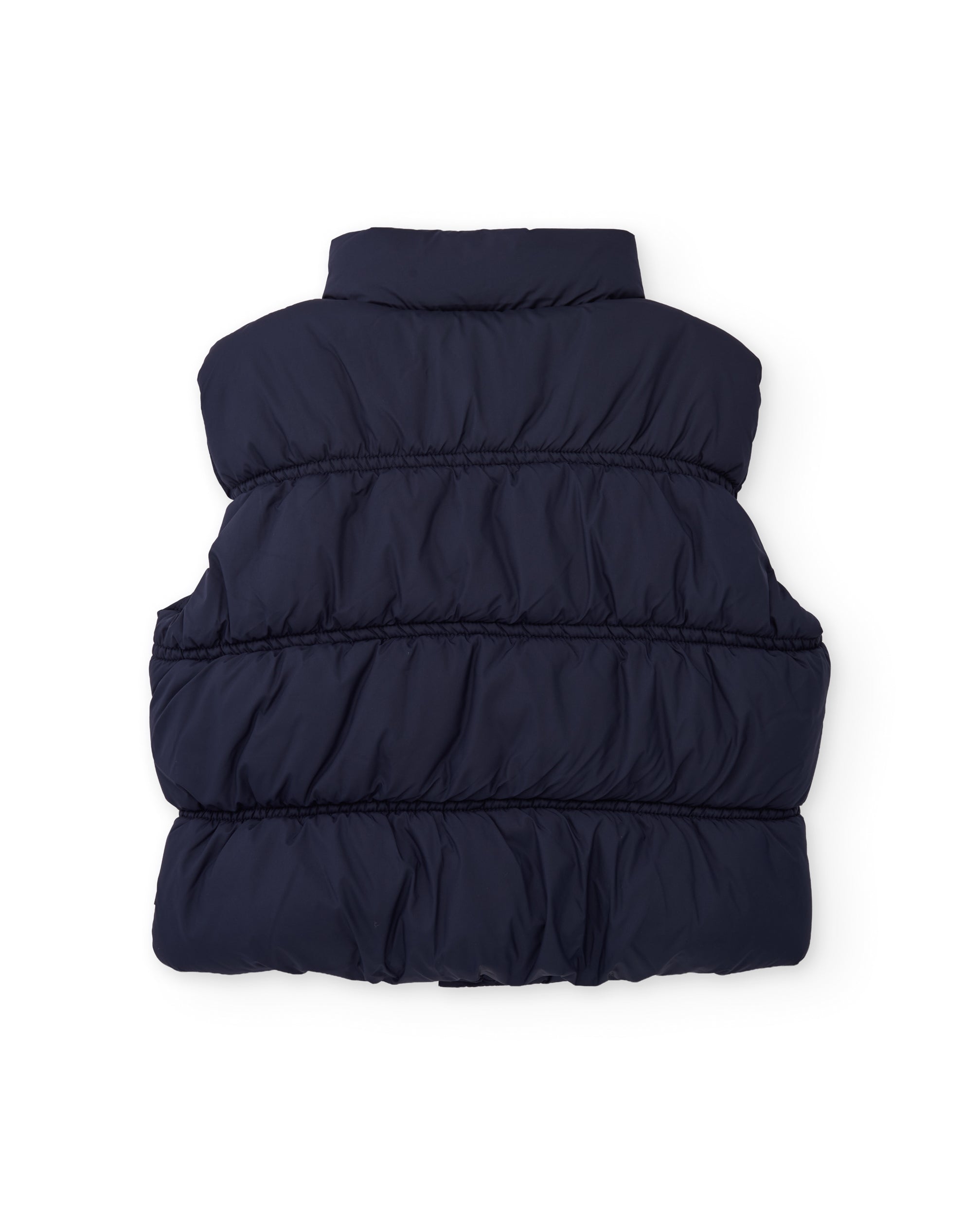 TucTuc Cappotti gilet imbottito blu bambino collo alto
