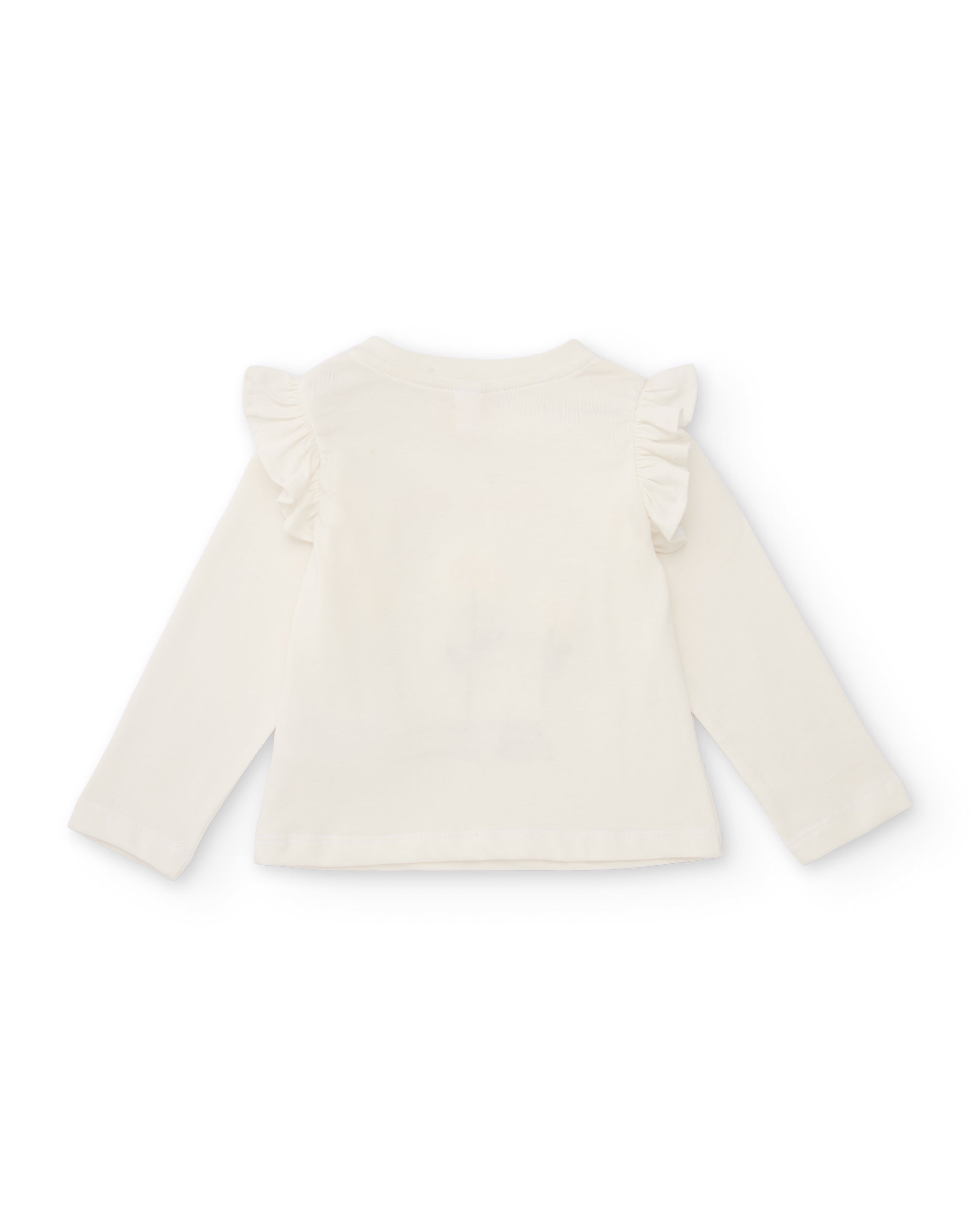 TucTuc Magliette t-shirt bimba lilla maniche lunghe fiori