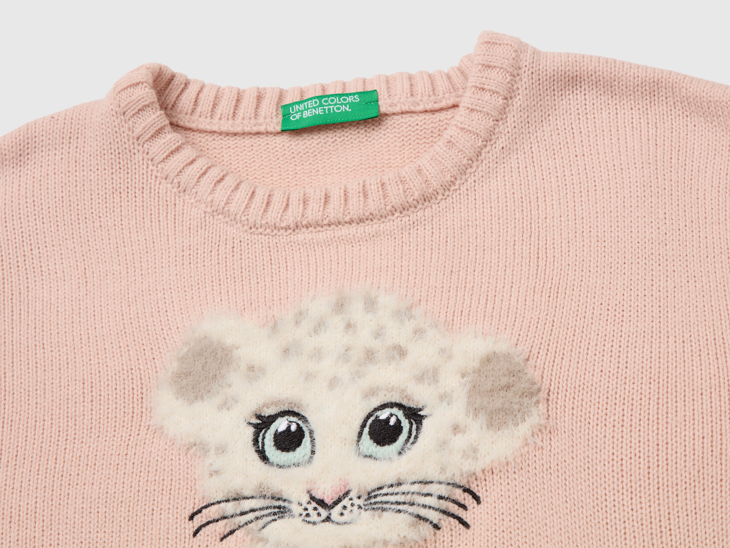 United Colors of Benetton Maglione Bimbo Ricamo Animale 98