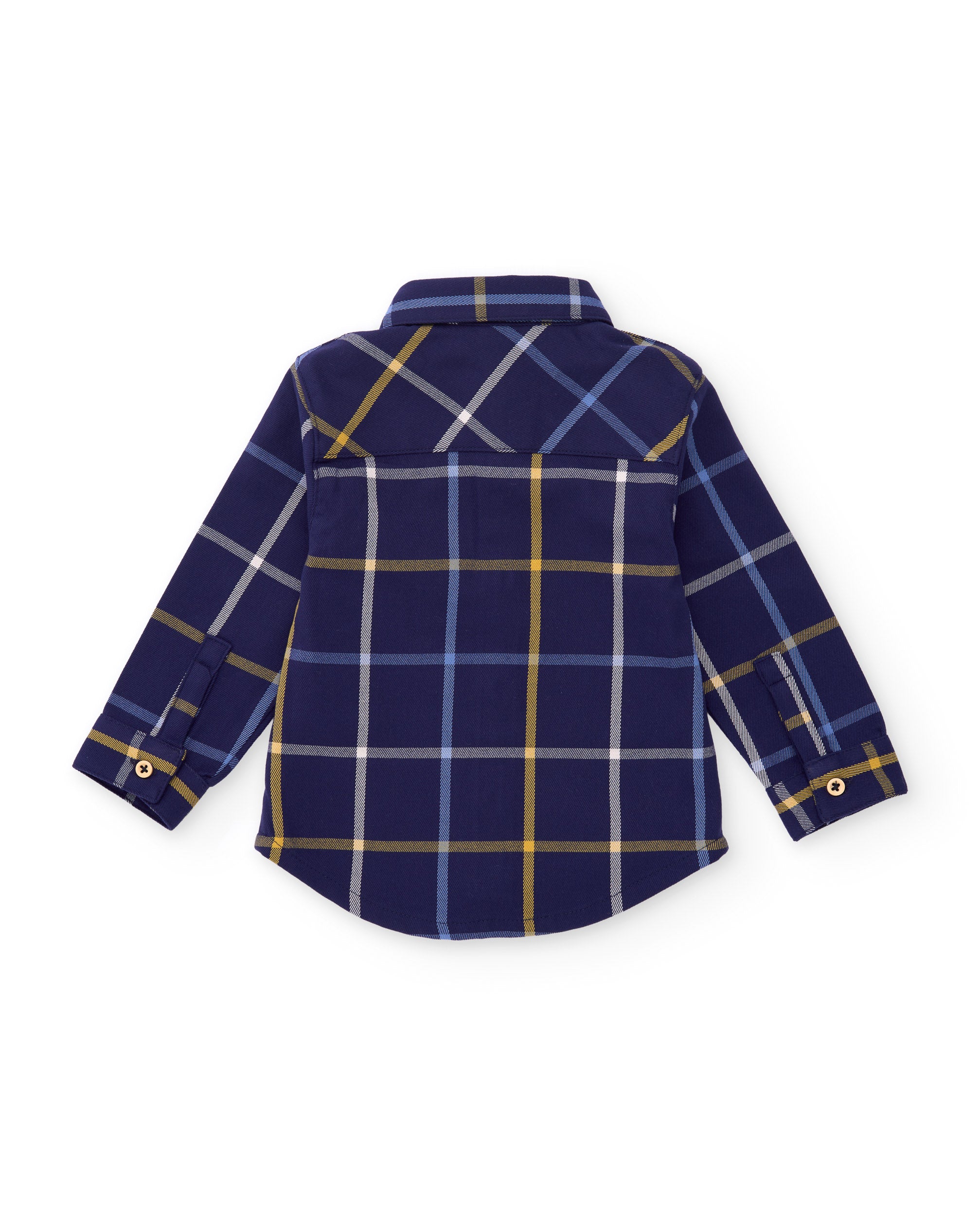 TucTuc Camicette Camicia Bambino Blu Quadri Bottoni