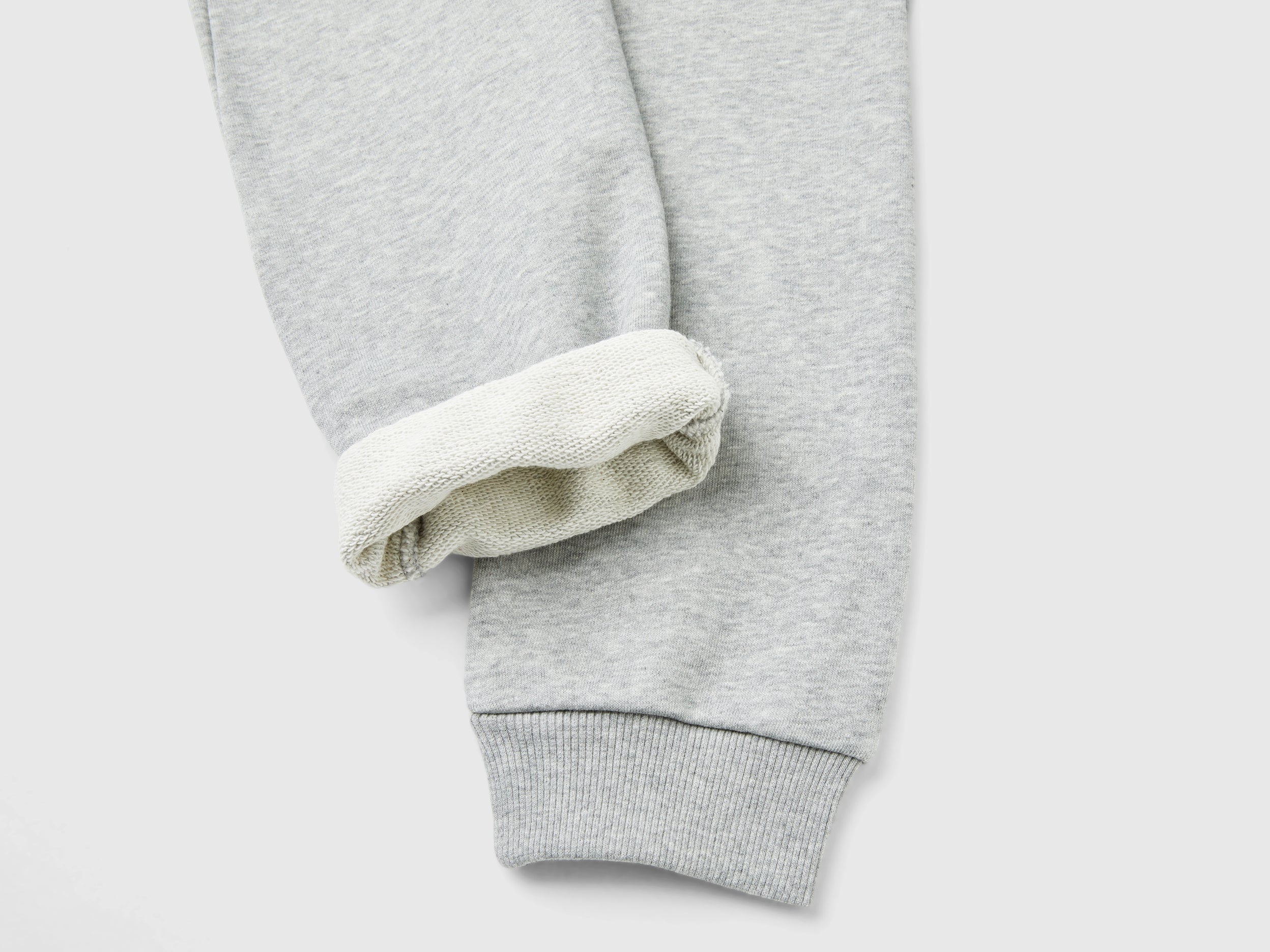 United Colors of Benetton joggers cotone coulisse tasca logo L