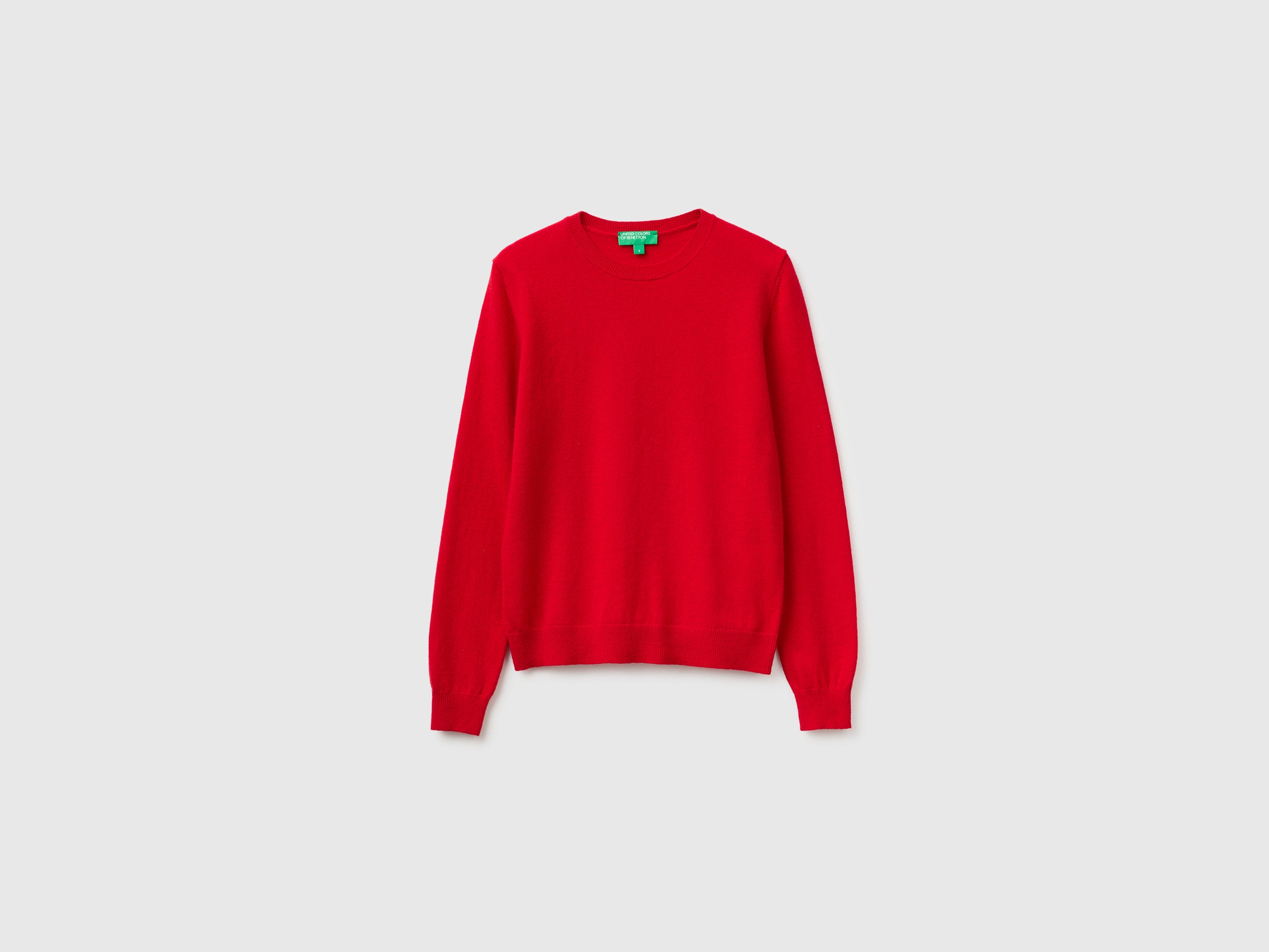 United Colors of Benetton Maglione Lana Merino Bordeaux M