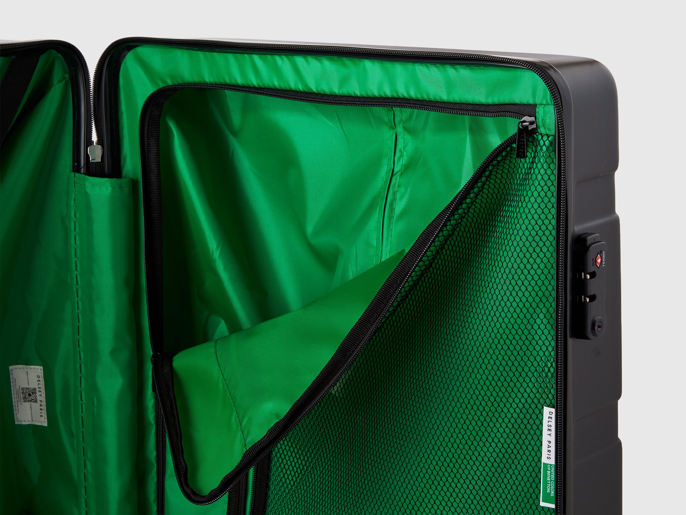 United Colors of Benetton valigia media rigida ABS 4 ruote TSA
