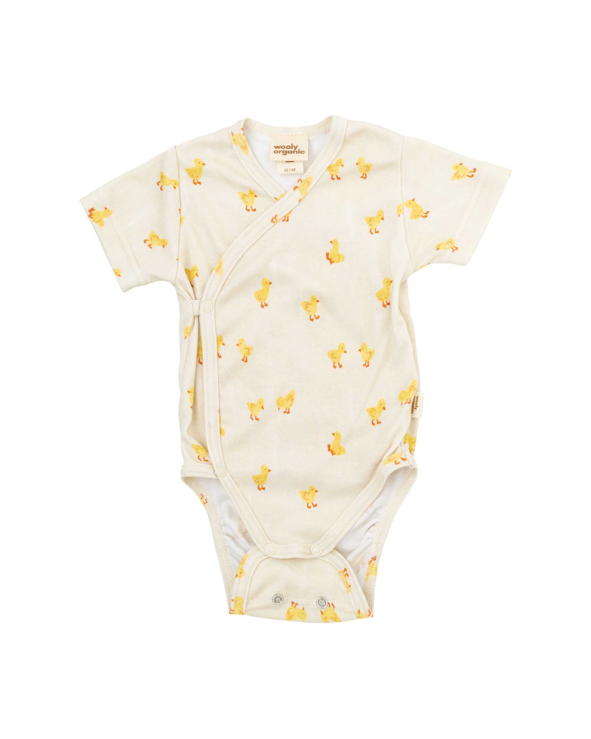 Woolly Organic Baby Bodysuits body incrociato manica corta