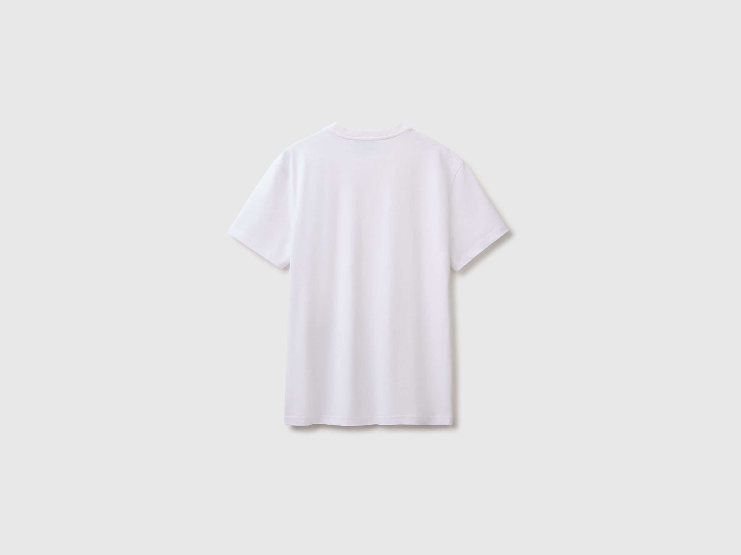 Benetton T-shirt Cotone Biologico Maglietta XS Maniche Corte
